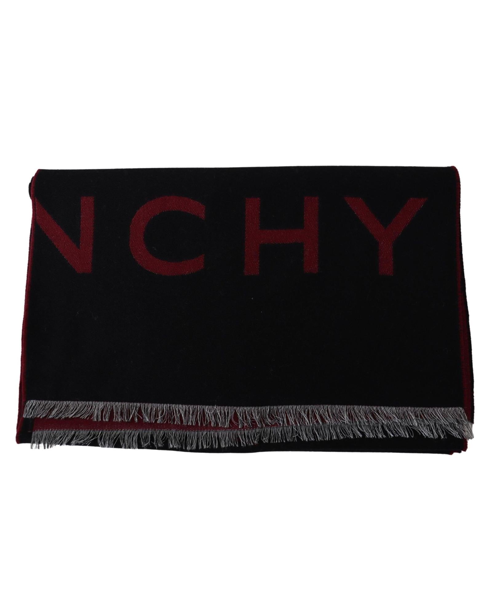 New Authentic Givenchy Scarf with Logo Details One Size Men 3