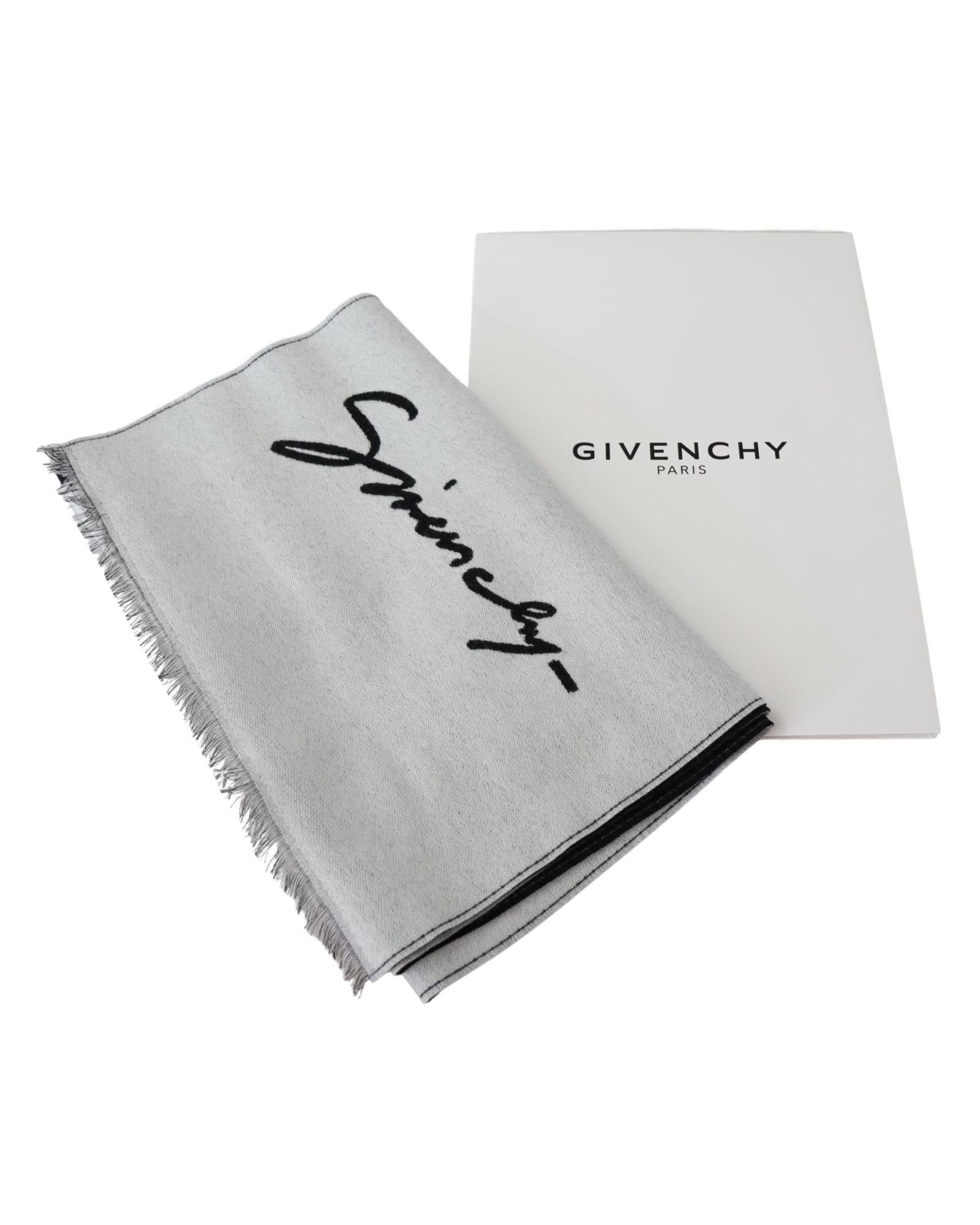 Givenchy Scarf with Logo Details One Size Men 6