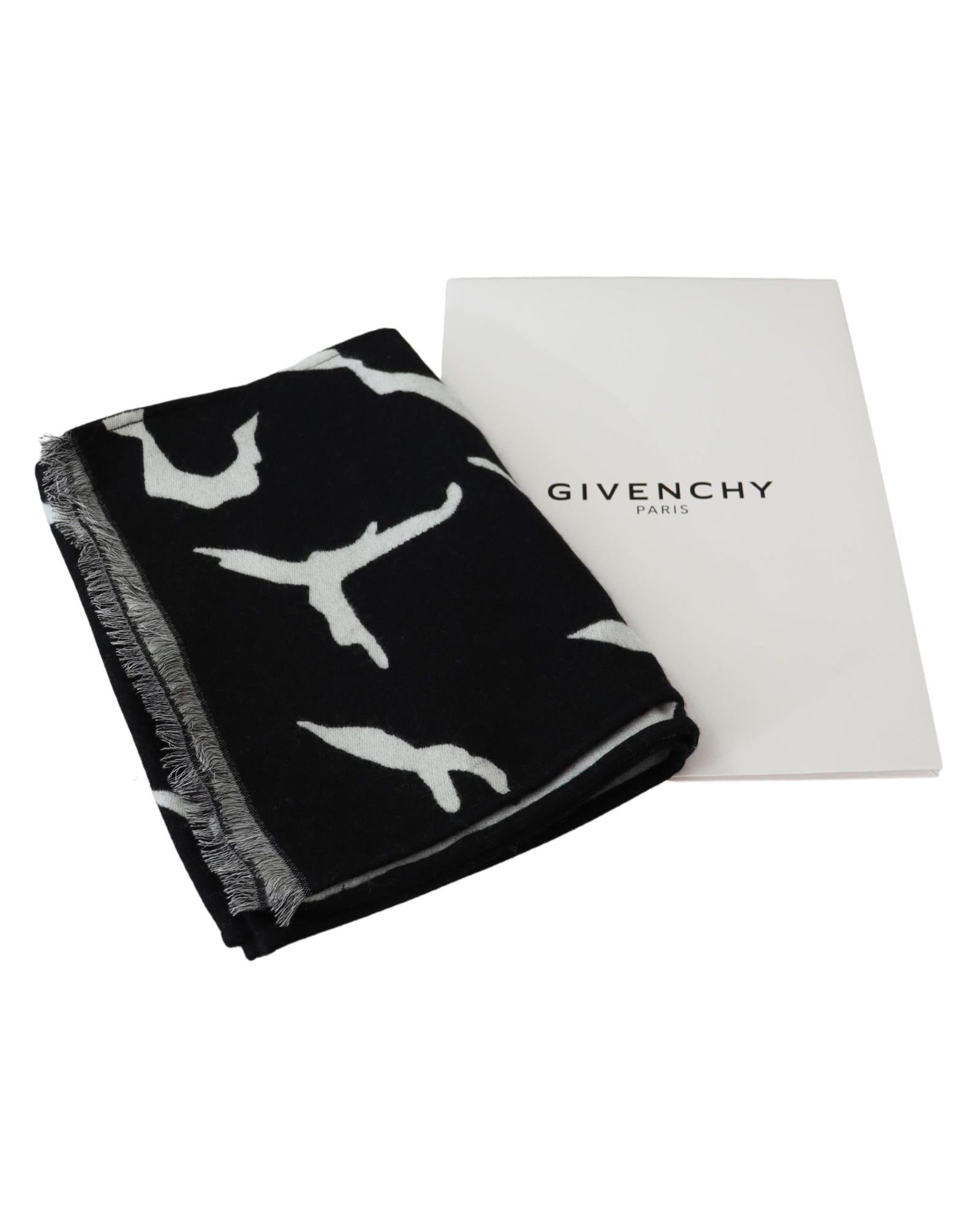 Brand New Givenchy Scarf with Logo Details One Size Men 5