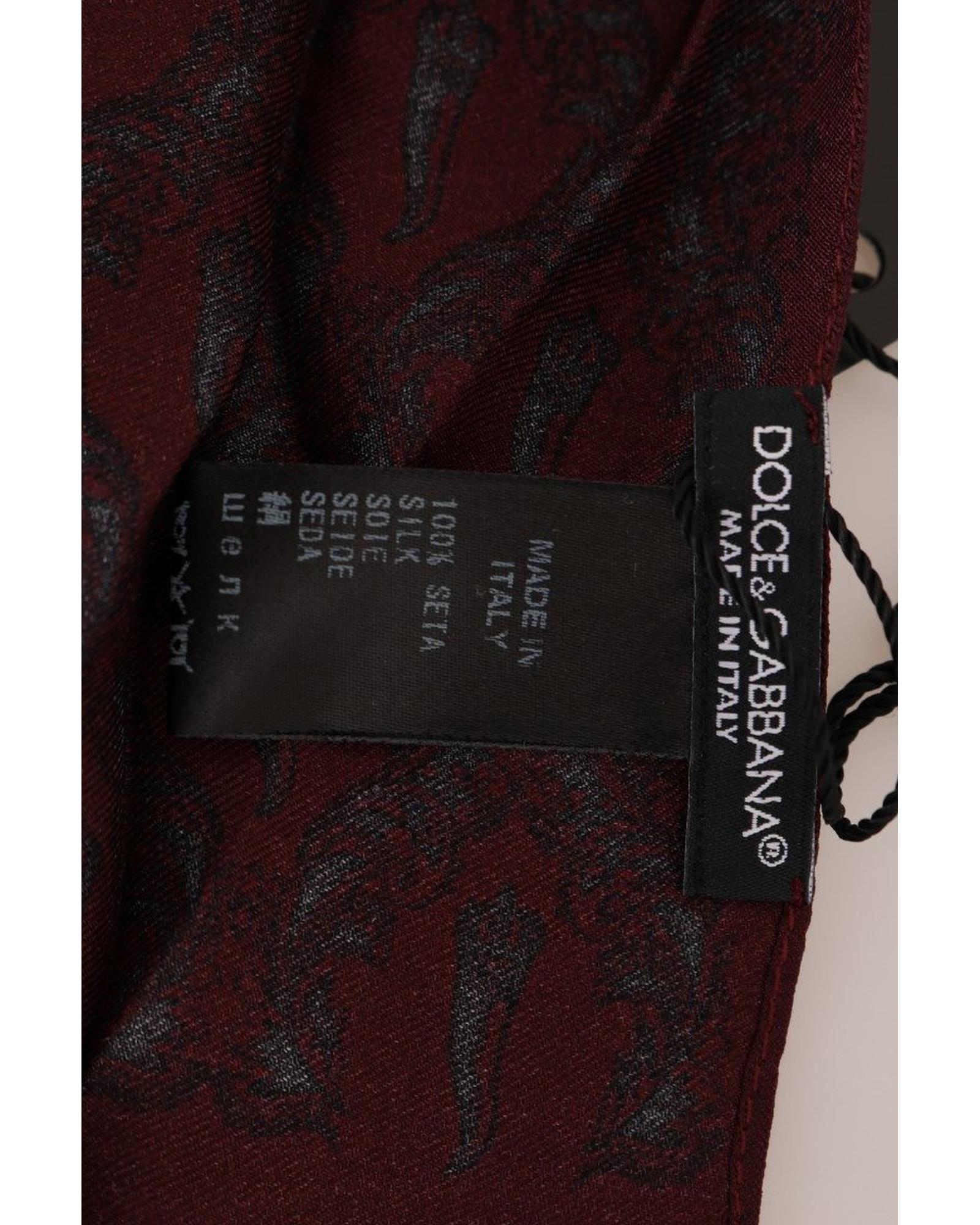 100% Silk Dolce & Gabbana Tie Scarf Wrap One Size Men 6