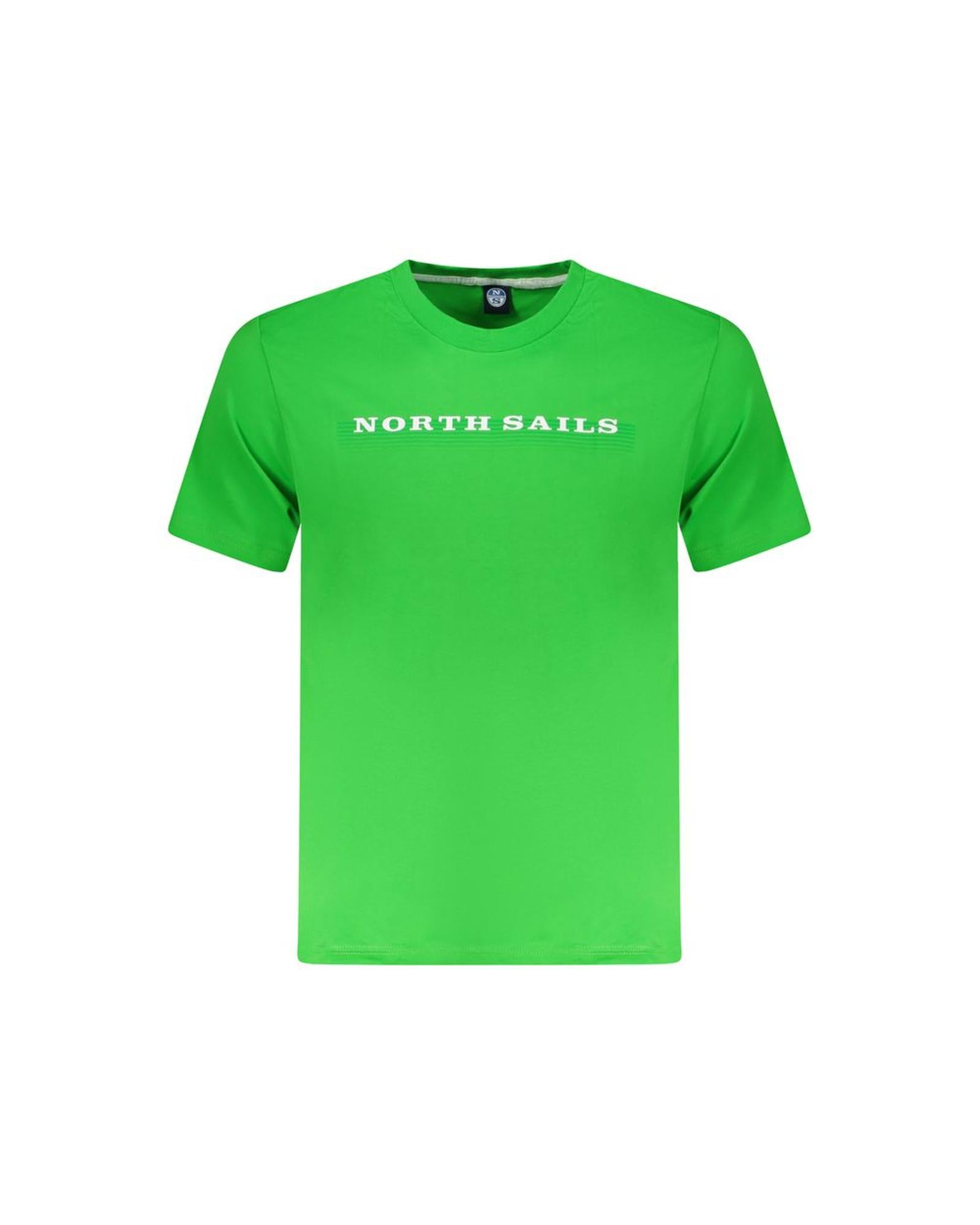 North Sails Men's Green Cotton  T-Shirt - M