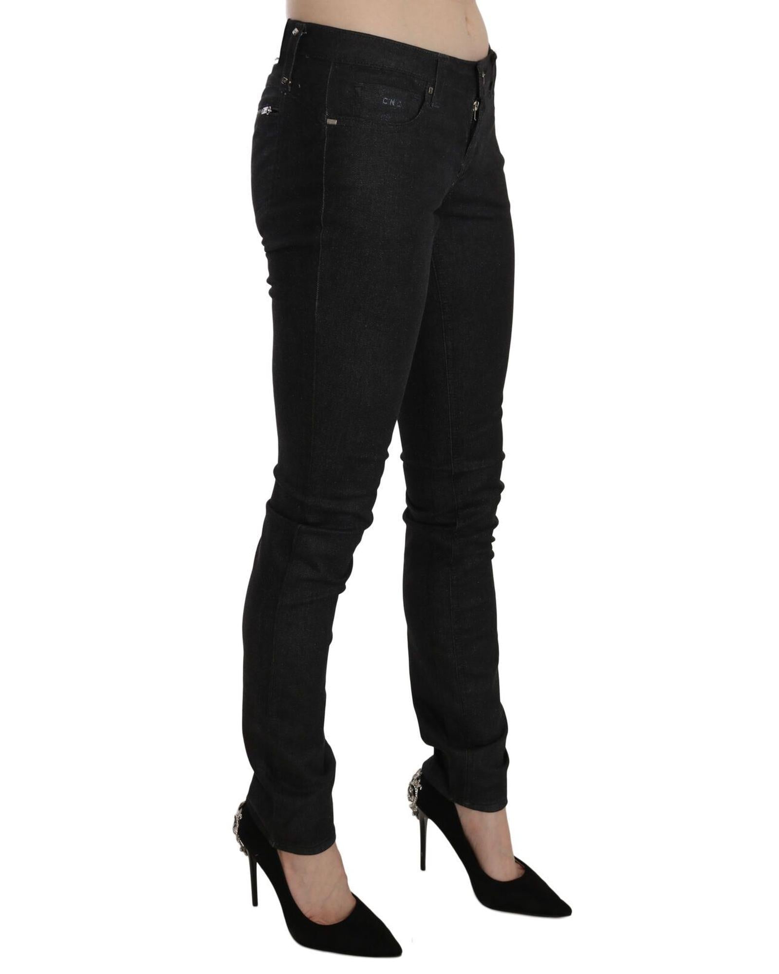 C&#8217;N&#8217;C COSTUME NATIONAL Low Waist Slim Fit Leg Skinny Jeans W26 US Women 4