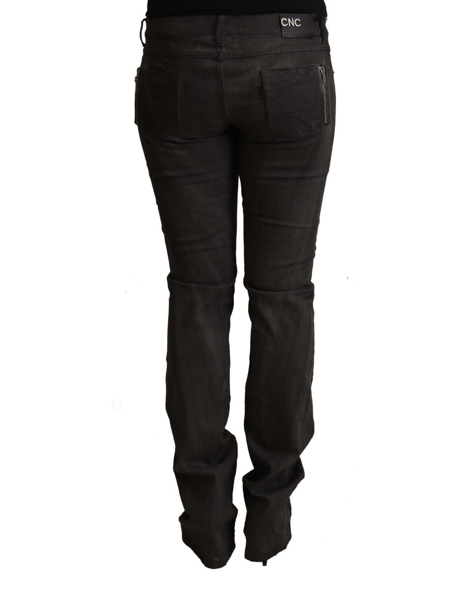 CNC Costume National Mid Waist Cotton Skinny Pants W27 US Women 3