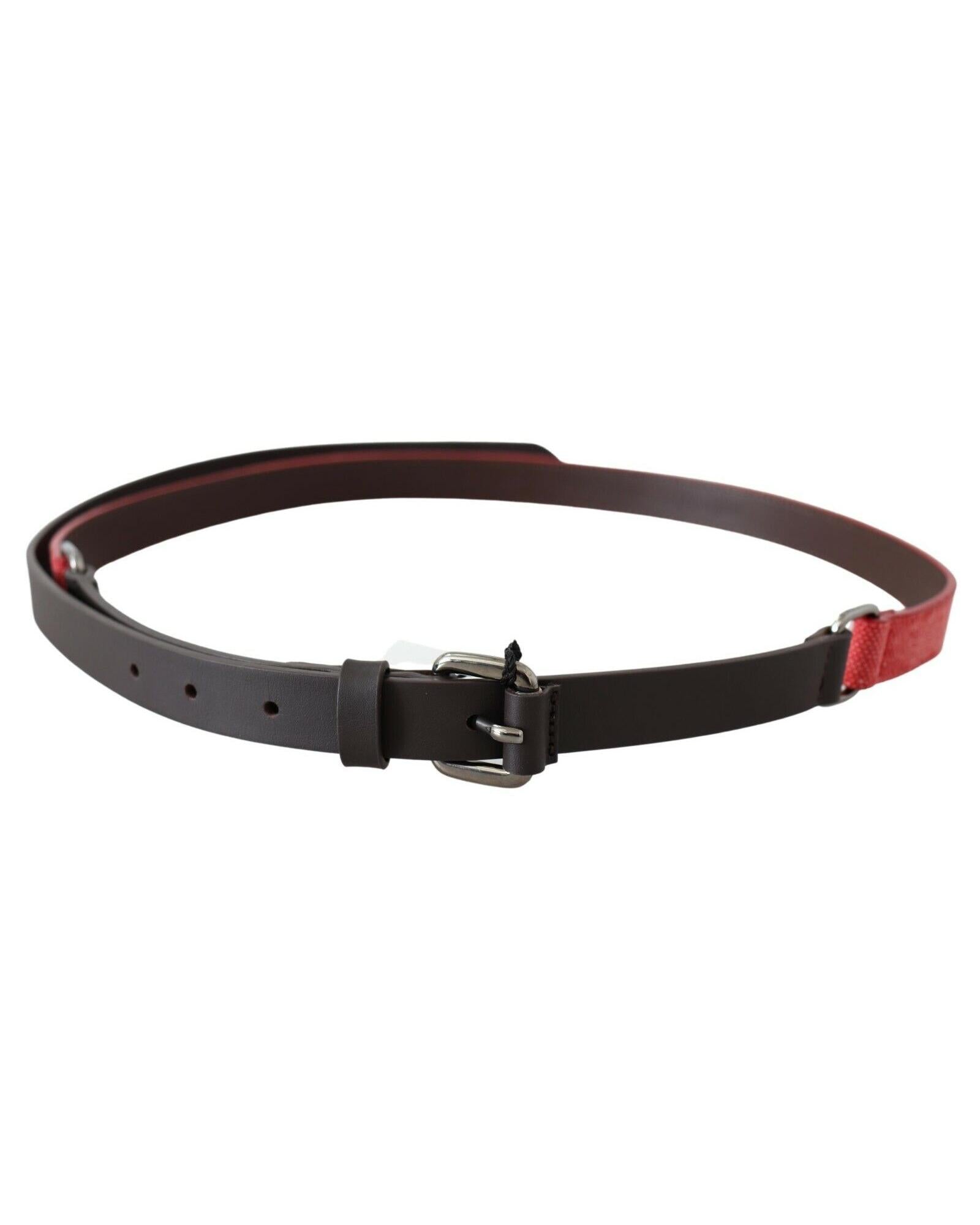 CNC Costume National Fashion Belt with Metal-tone Hardware 85 cm Women 3