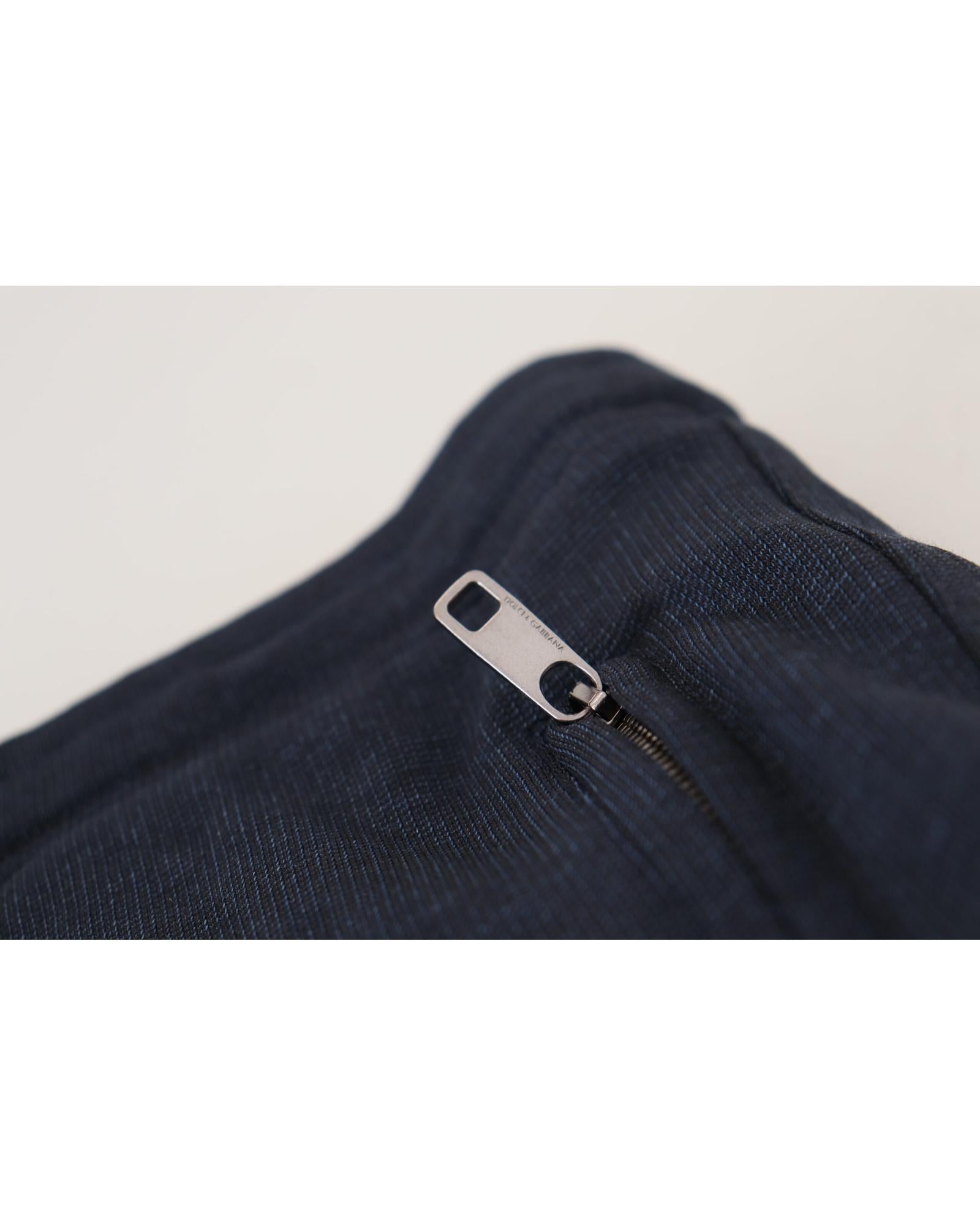 Blue Track Casual Sweatpants with Logo Details by Dolce & Gabbana 44 IT Men 4