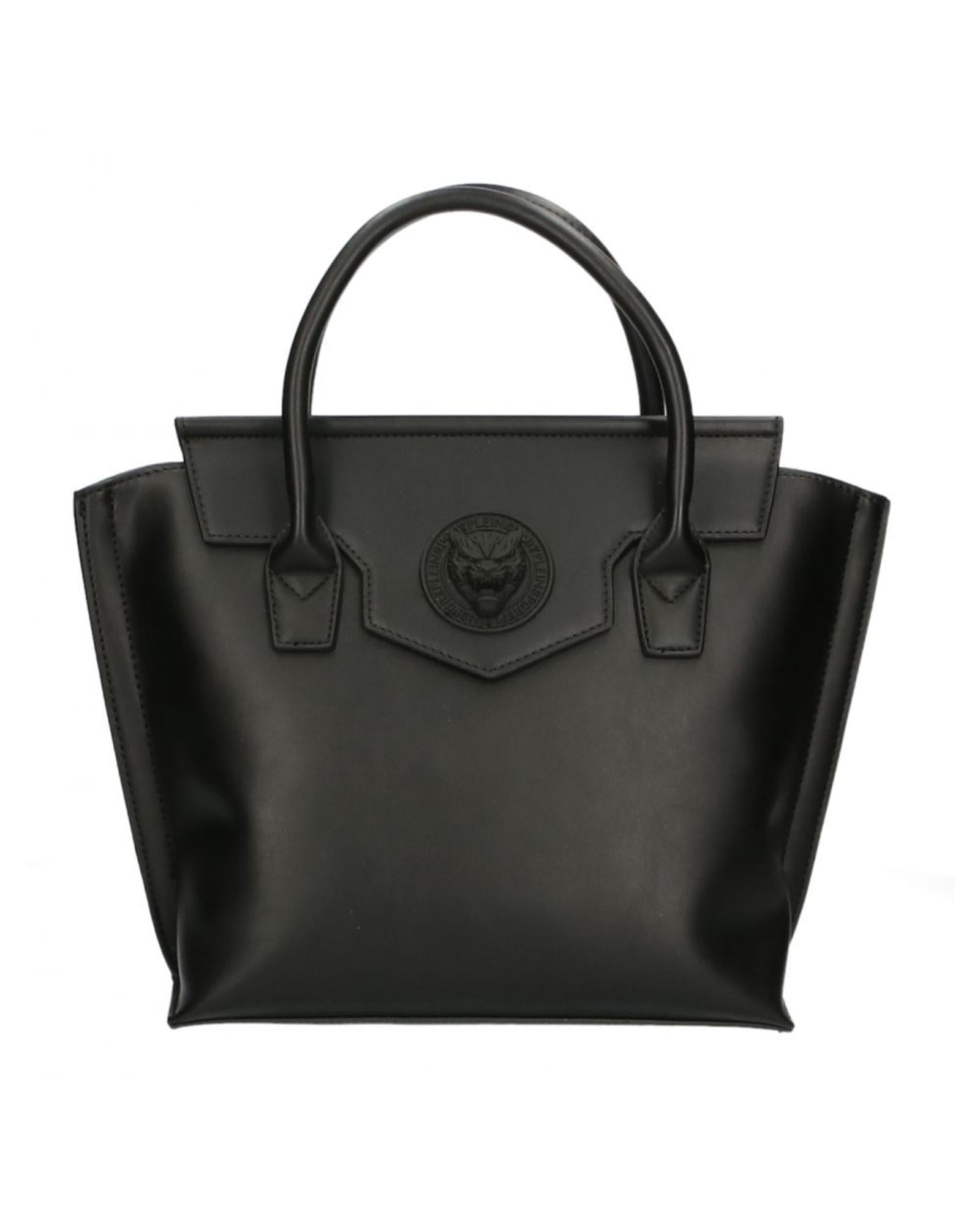 Plein Sport Logo Handbag with Magnetic Closure One Size Women