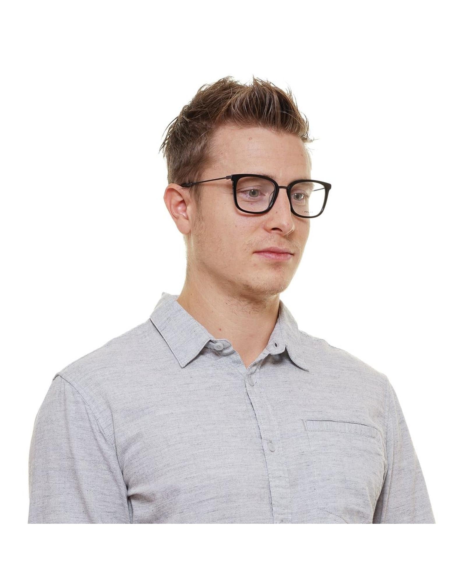 Police Men's Black  Optical Frames - One Size 4