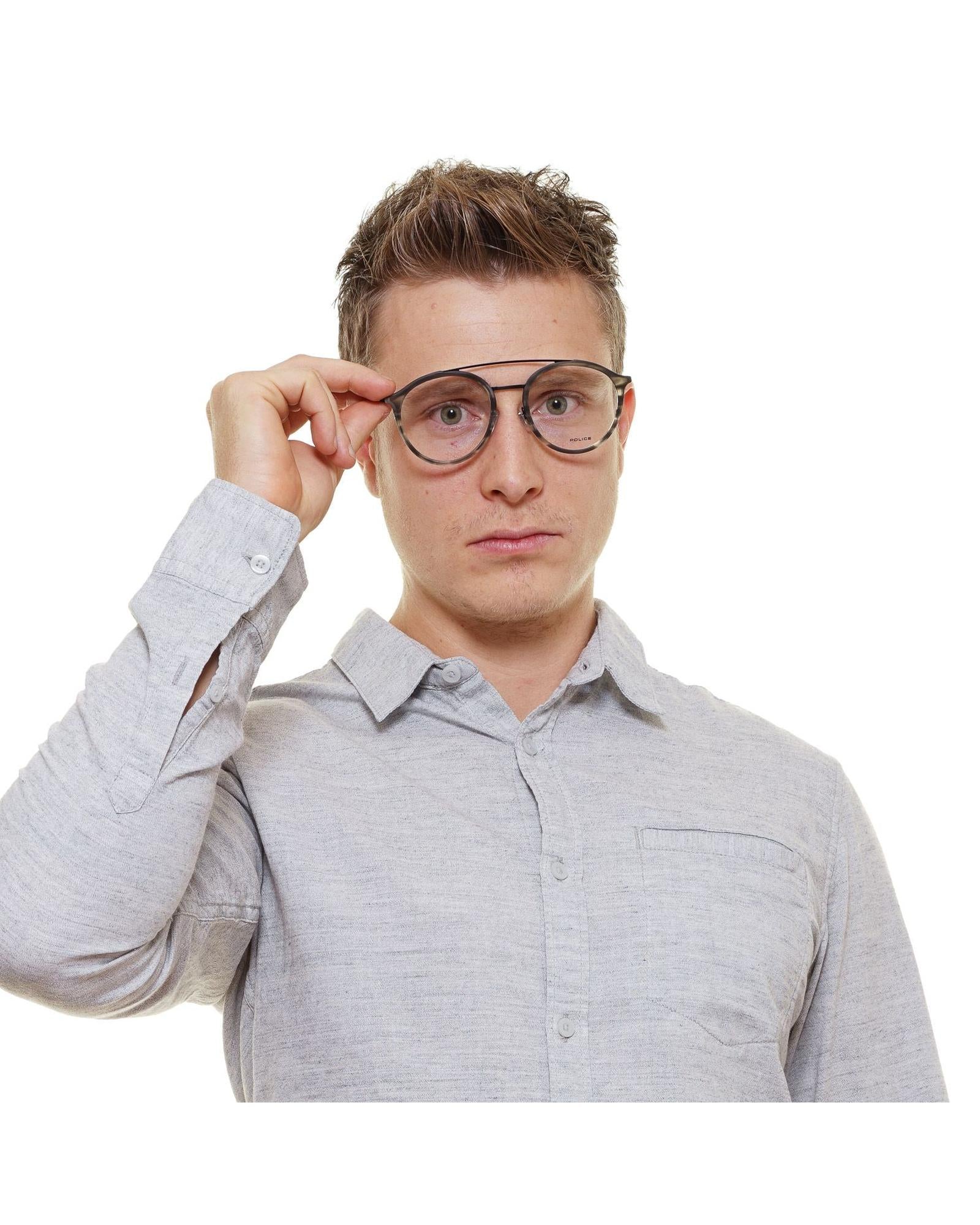 Police Men's Gray  Optical Frames - One Size 4