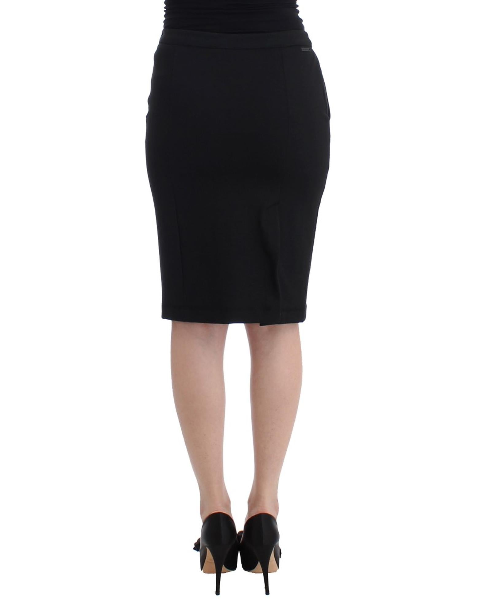 Authentic GF Ferre Pencil Skirt with Logo Details 40 IT Women 3