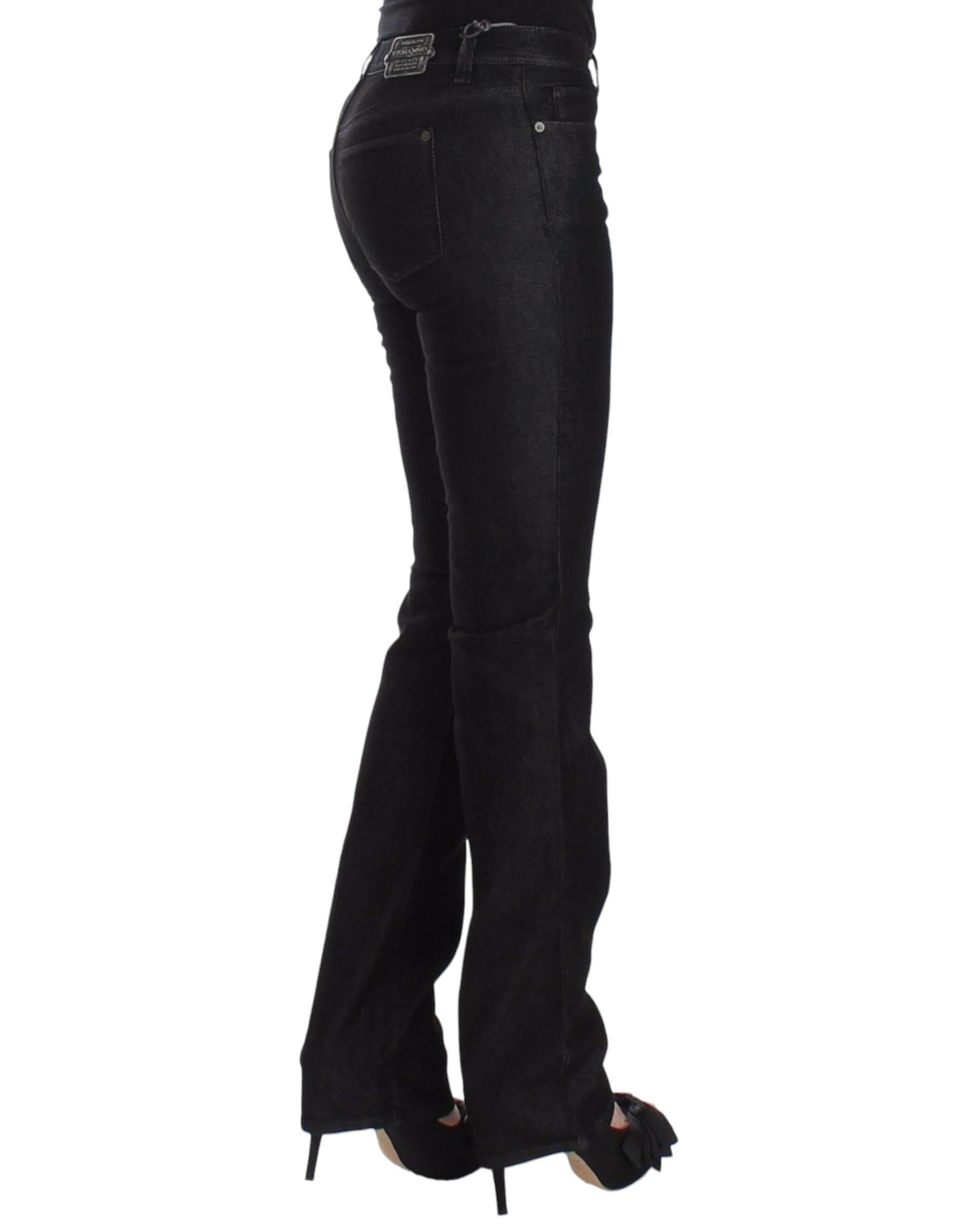 Authentic Ermanno Scervino Black Skinny Jeans W26 US Women 4
