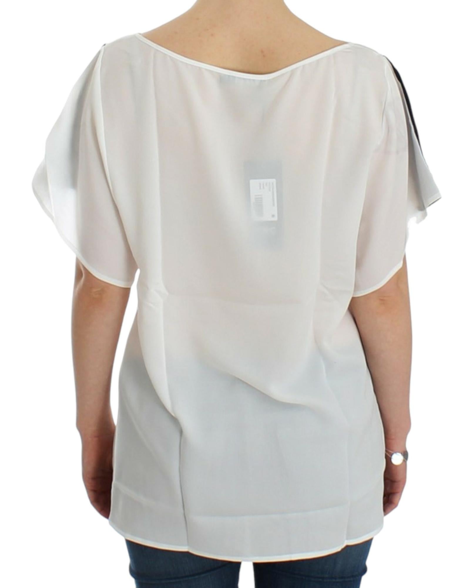CNC Costume National V-Neck T-Shirt Blouse S Women