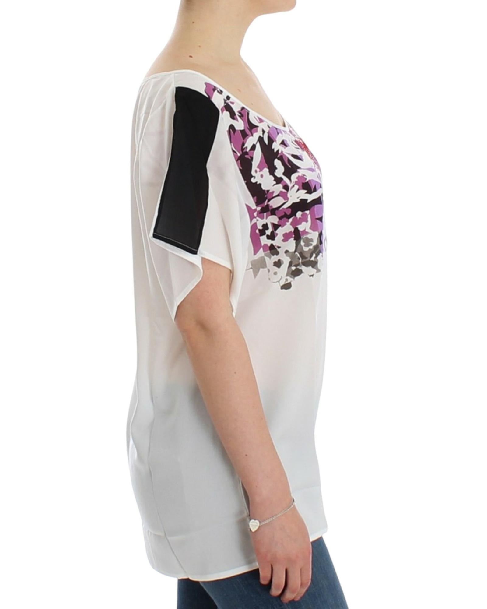 CNC Costume National V-Neck T-Shirt Blouse S Women 3