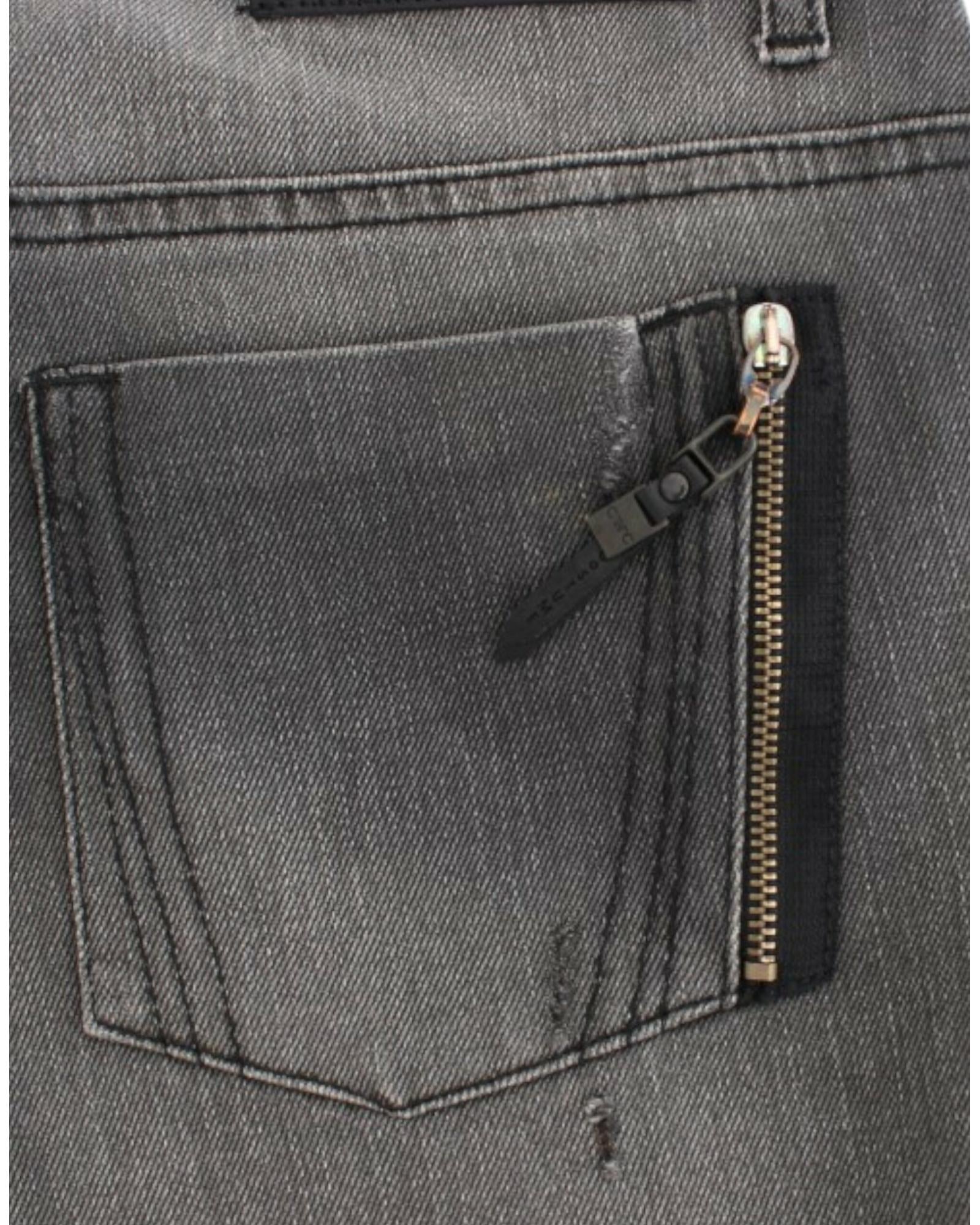 CNC Costume National Gray Straight Leg Jeans W24 US Women 6