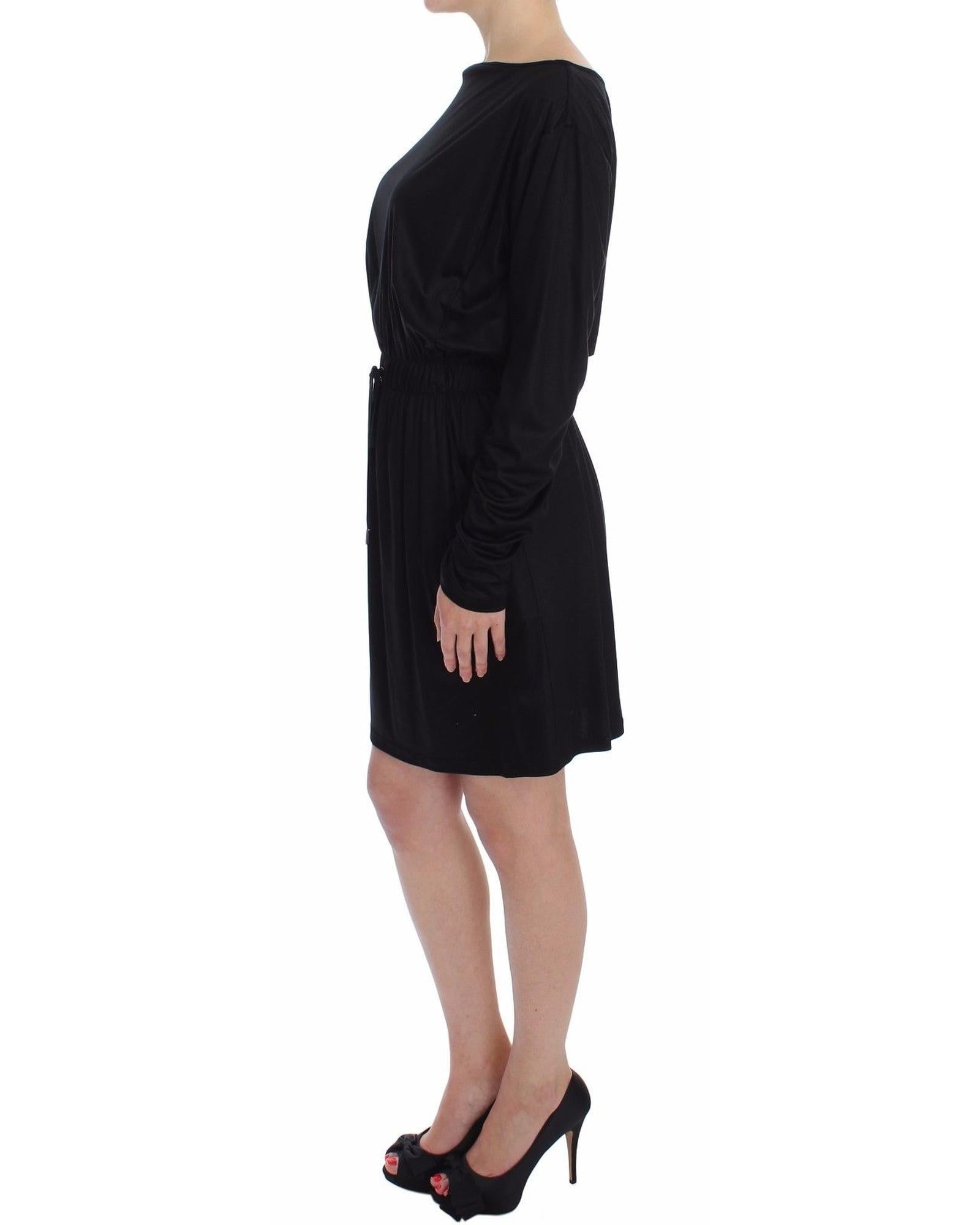 Versace Jeans Couture VJC Black Shift Dress 42 IT Women 3