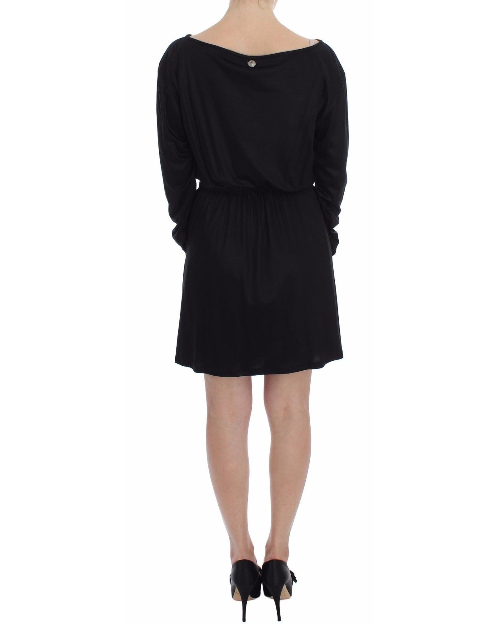 Versace Jeans Couture VJC Black Shift Dress 42 IT Women 4