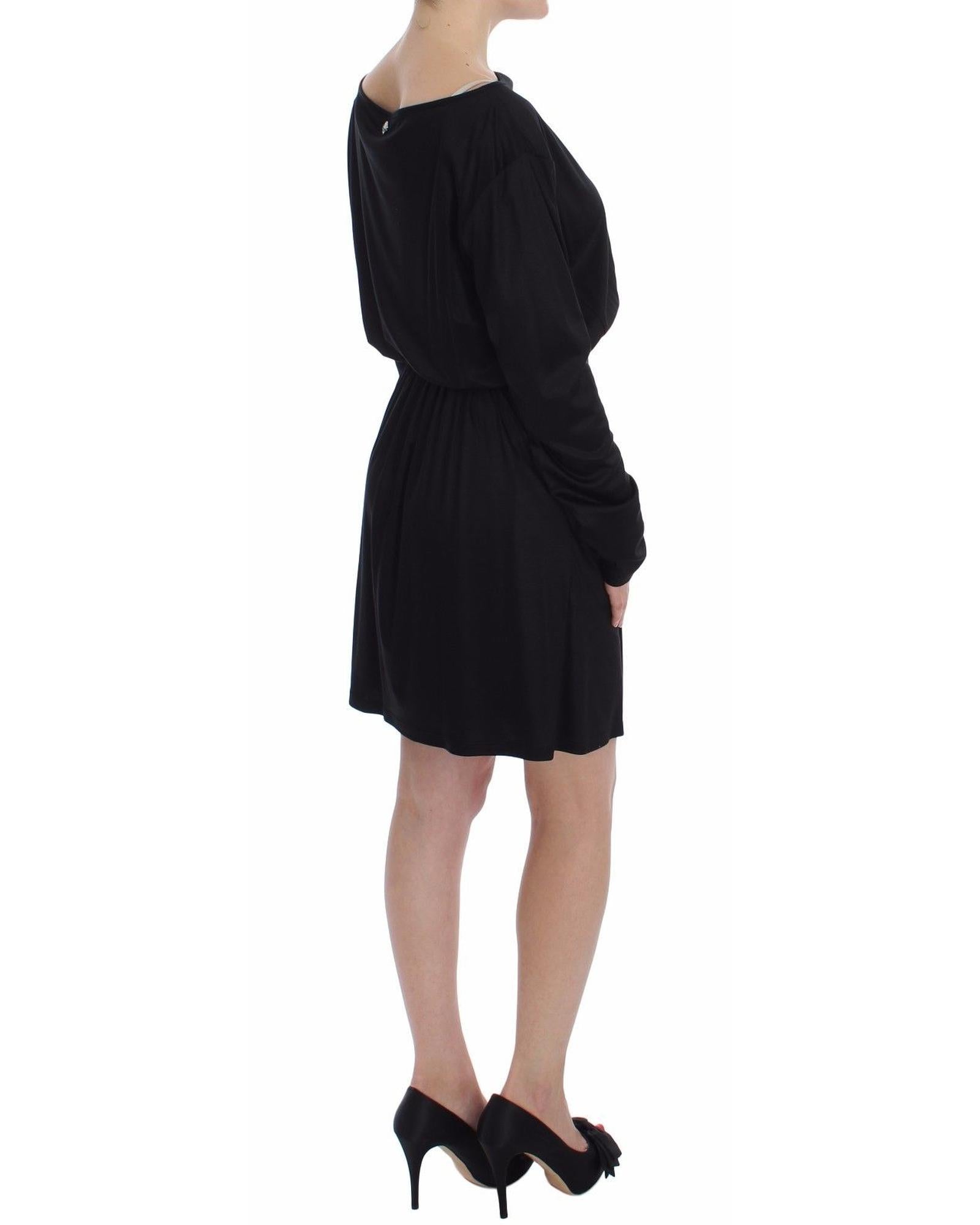 Versace Jeans Couture VJC Black Shift Dress 42 IT Women 5