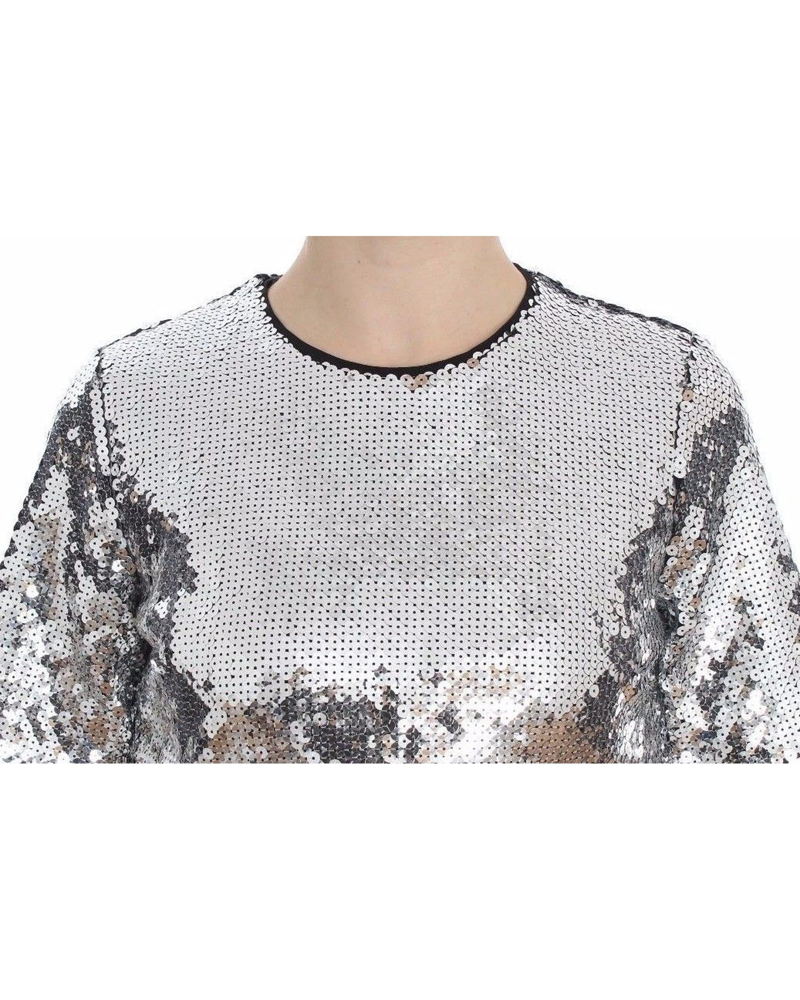 Enchanted Sicily Sequined Blouse Top 44 IT Women 4