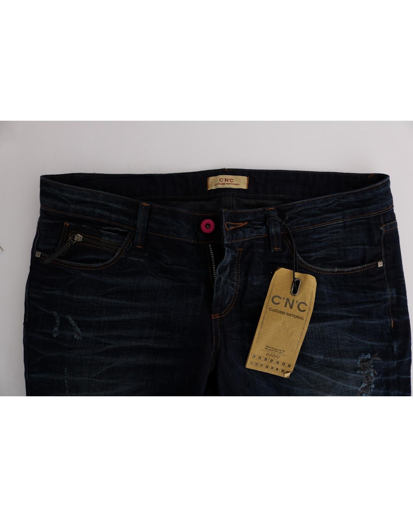CoSTUME NATIONAL CNC Jeans Regular Fit Blue 100% Cotton W28 US Women 5
