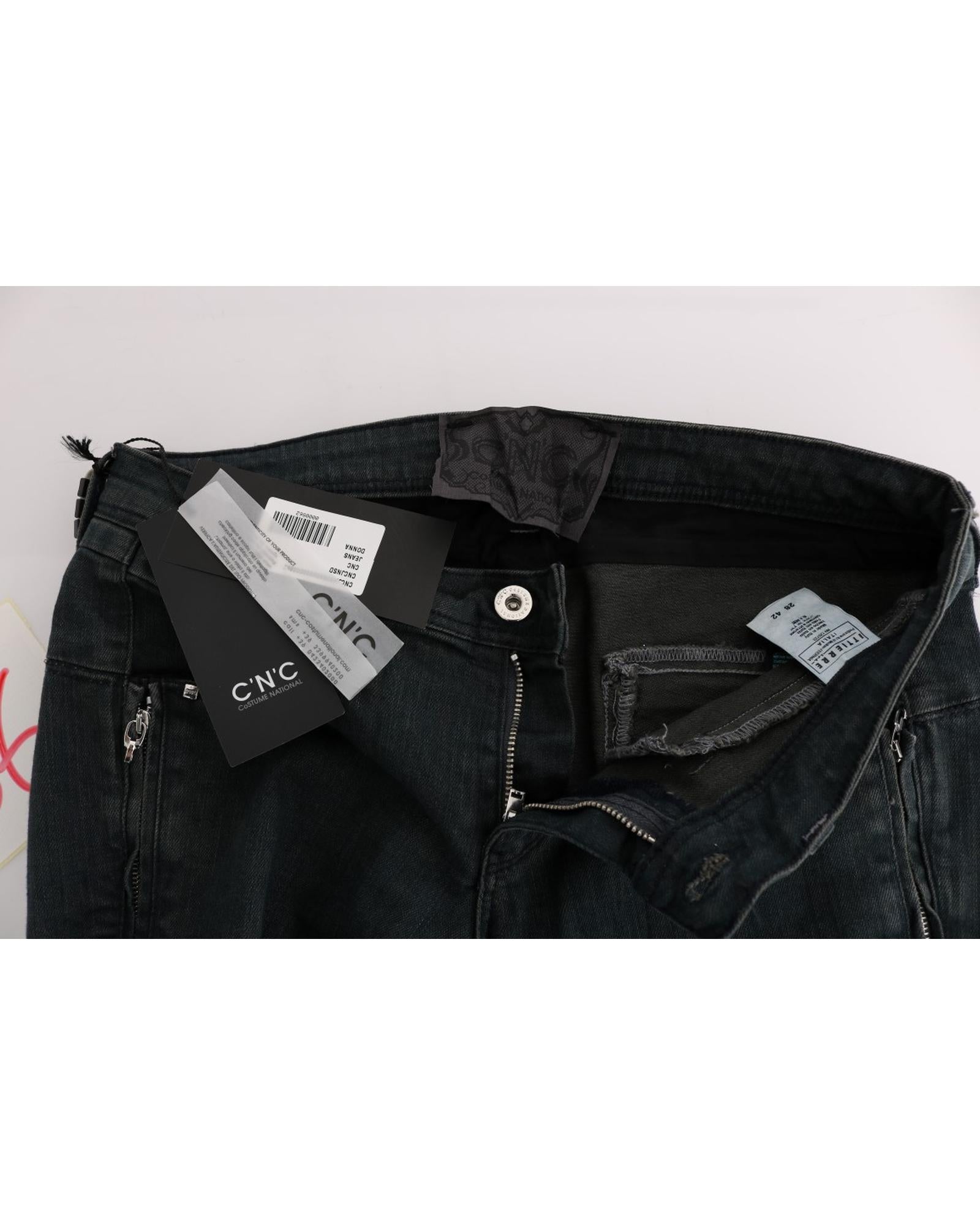 CoSTUME NATIONAL CNC Superslim Gray Jeans W26 US Women 5
