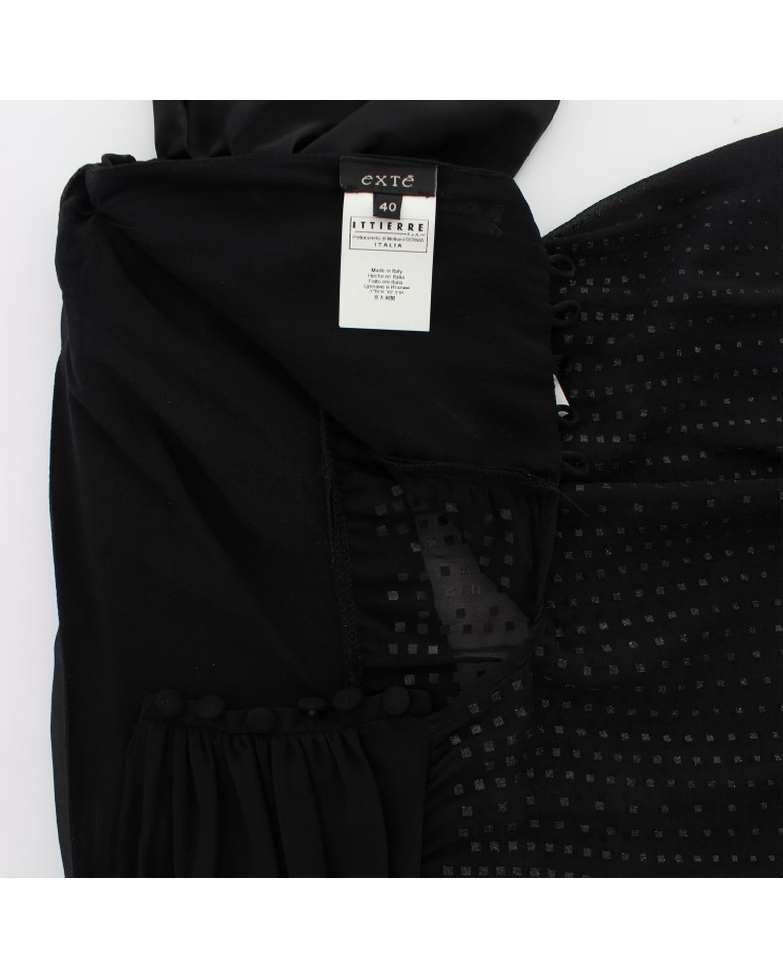 EXTE Neck Wrapt Top Blouse for Evening Party 40 IT Women 5