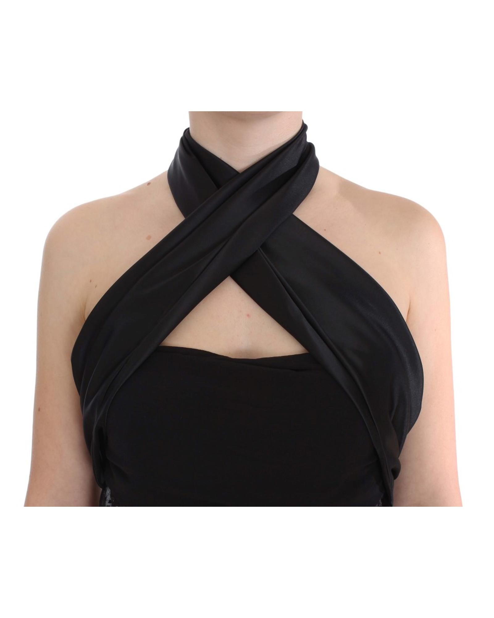 EXTE Neck Wrapt Top Blouse for Evening Party 44 IT Women 4