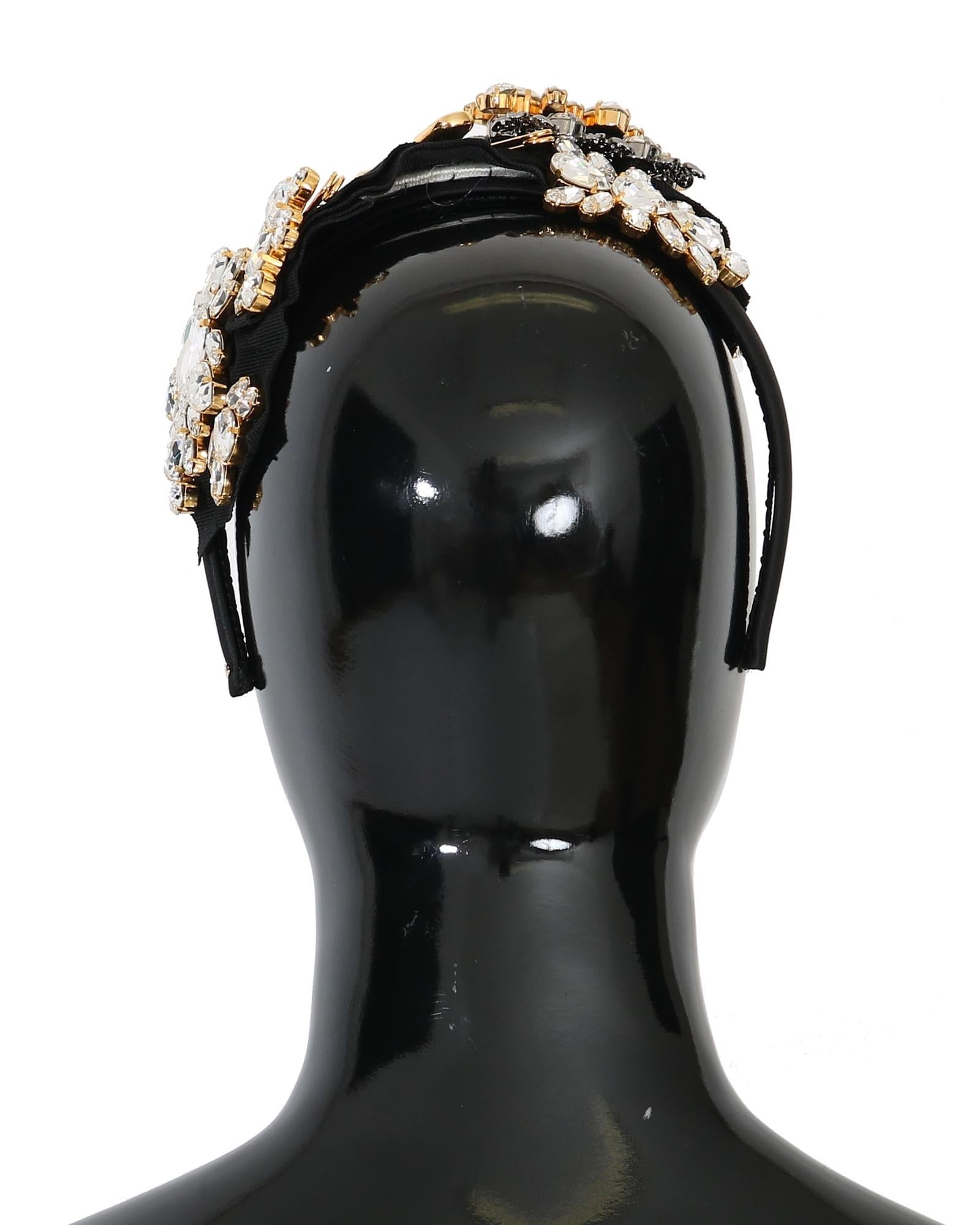 Dolce & Gabbana Crystal Diadem Headband One Size Women 3
