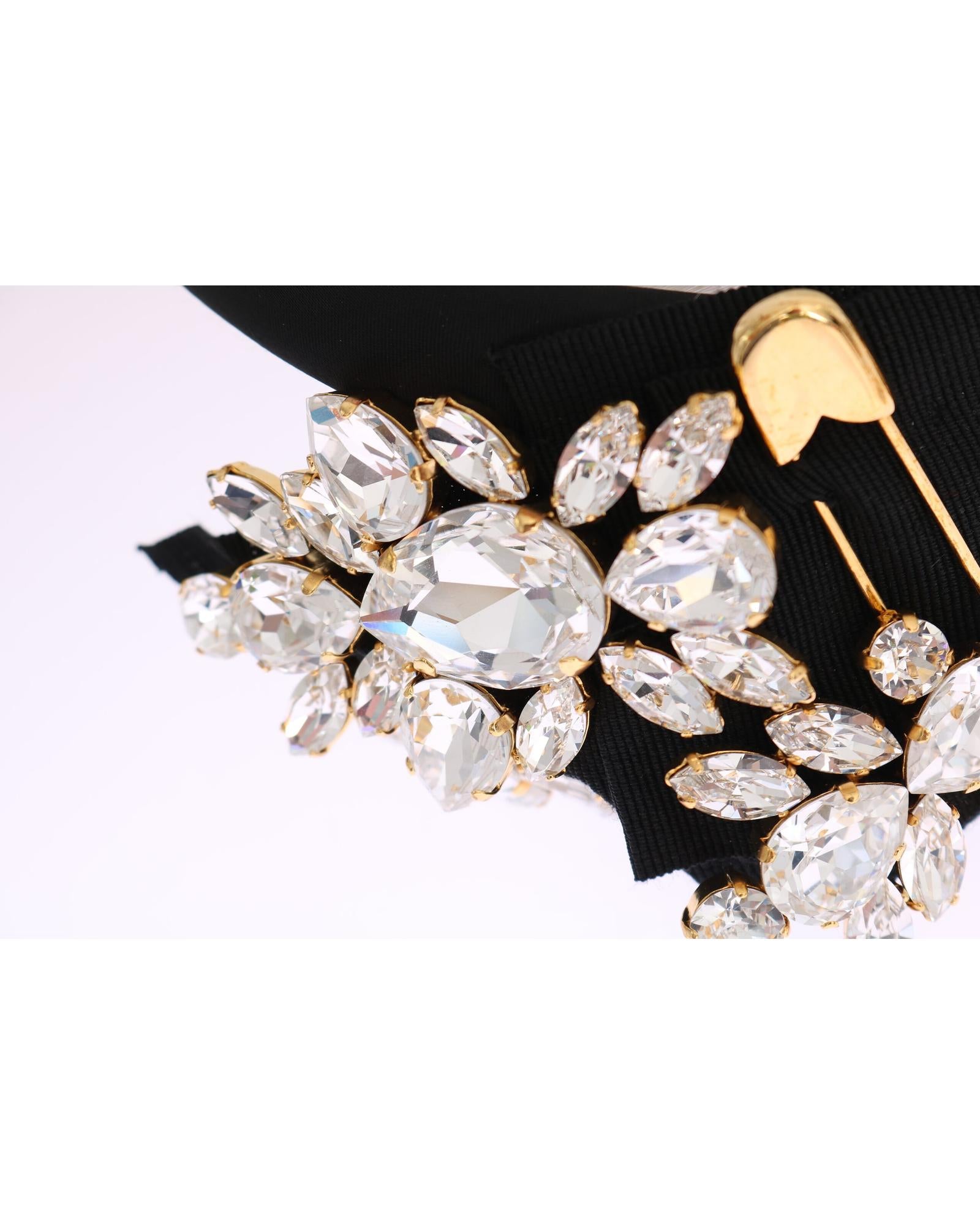 Dolce & Gabbana Crystal Diadem Headband One Size Women 4
