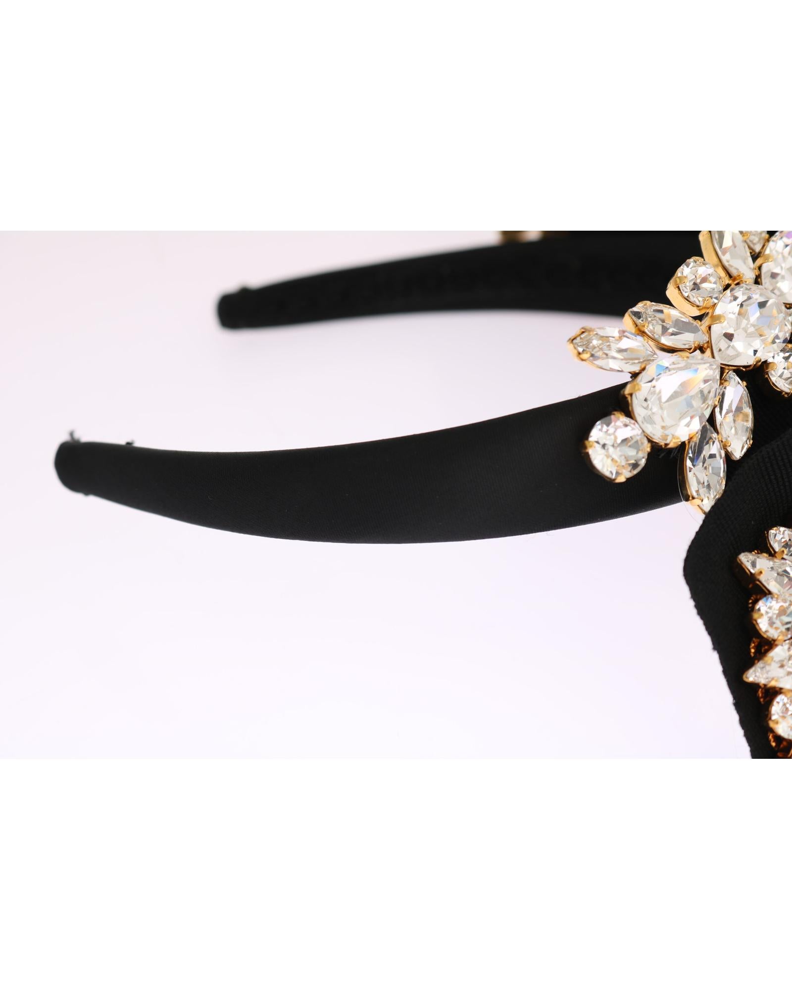 Dolce & Gabbana Crystal Diadem Headband One Size Women 6