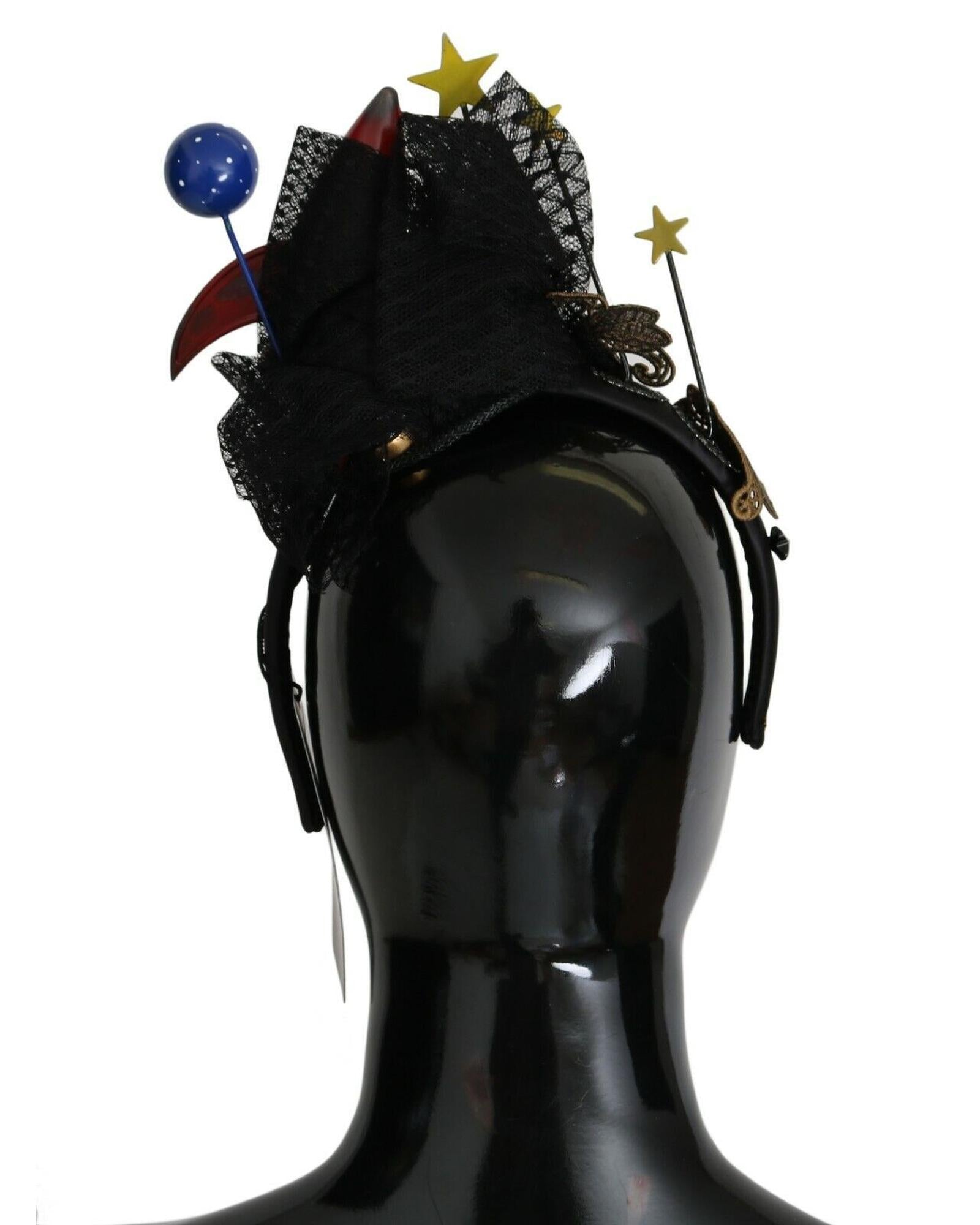 Dolce & Gabbana Rocketship Motive Headband One Size Women 3