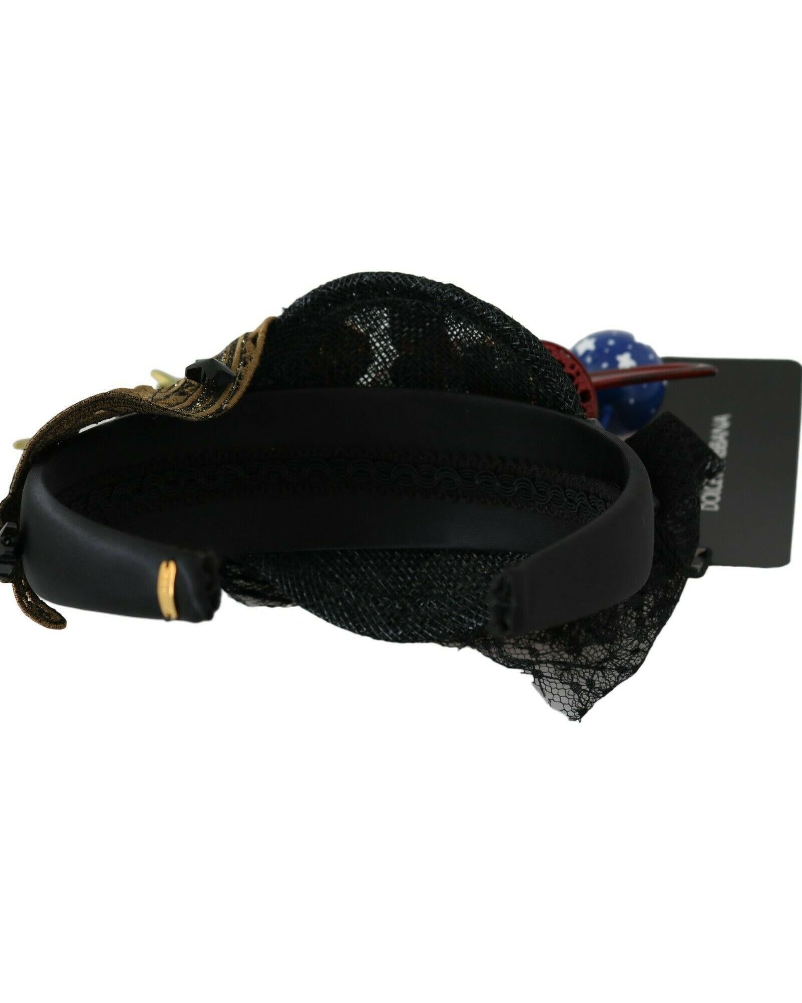 Dolce & Gabbana Rocketship Motive Headband One Size Women 4