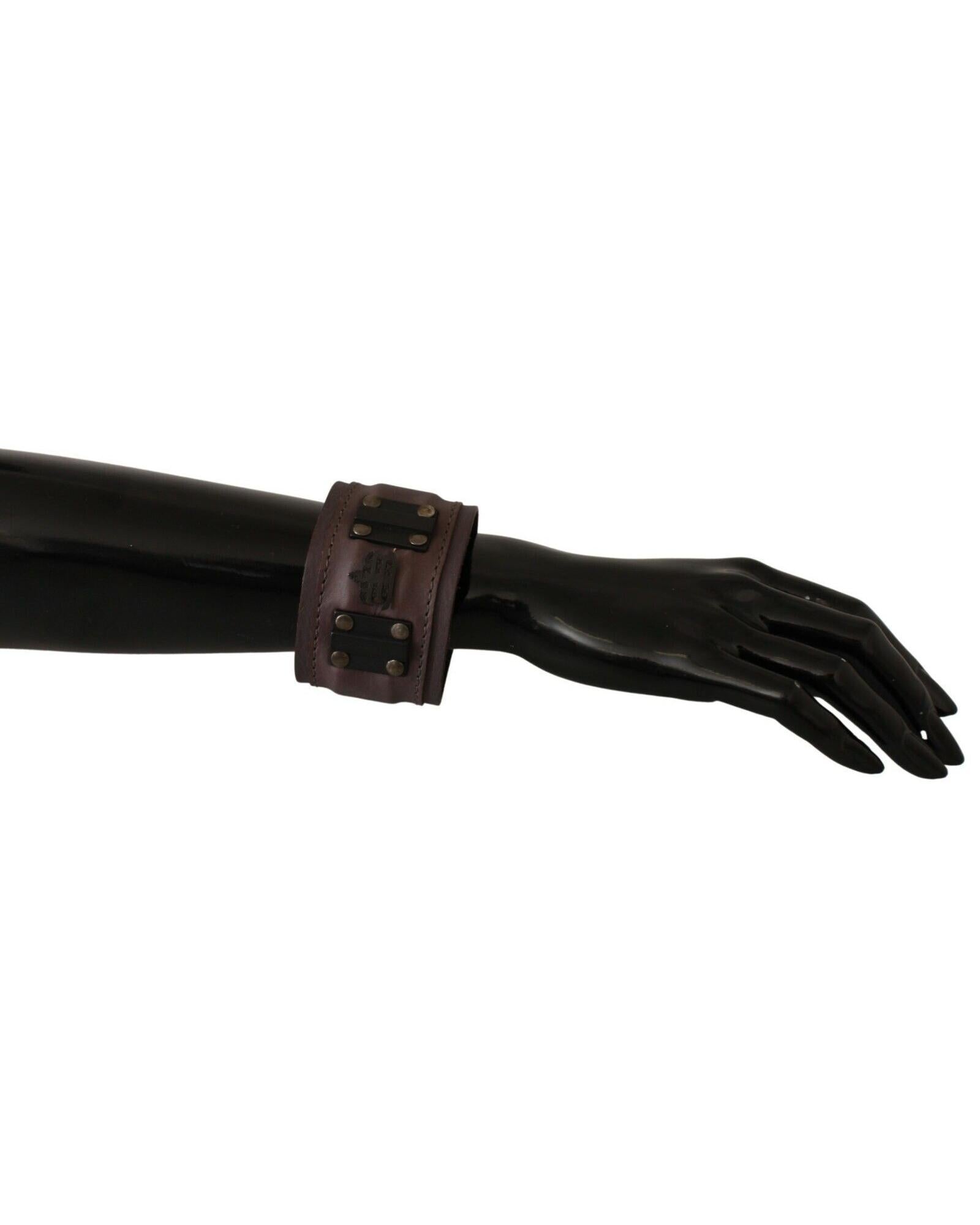 Authentic SCERVINO STREET Leather Bracelet One Size Women 3