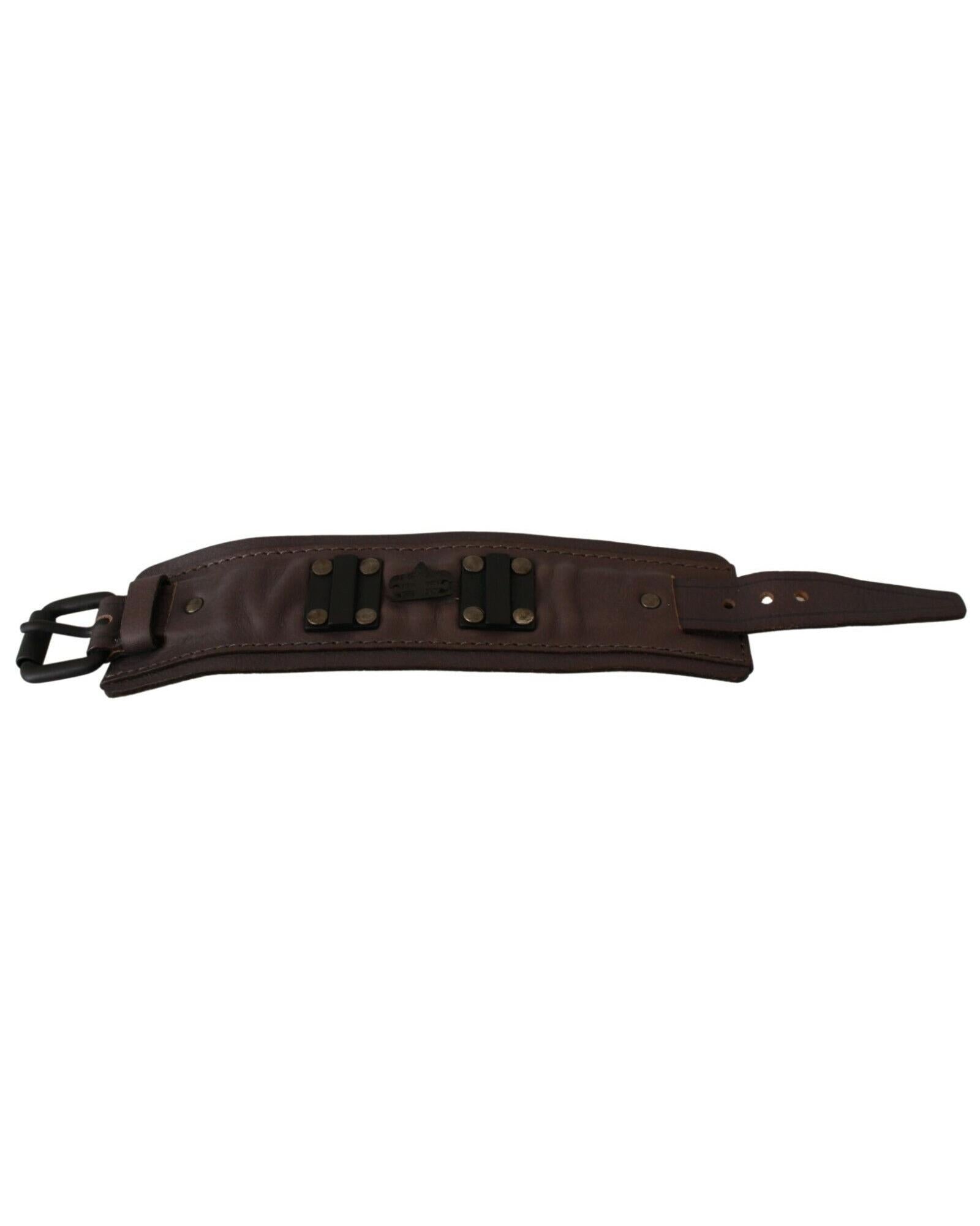 Authentic SCERVINO STREET Leather Bracelet One Size Women 4