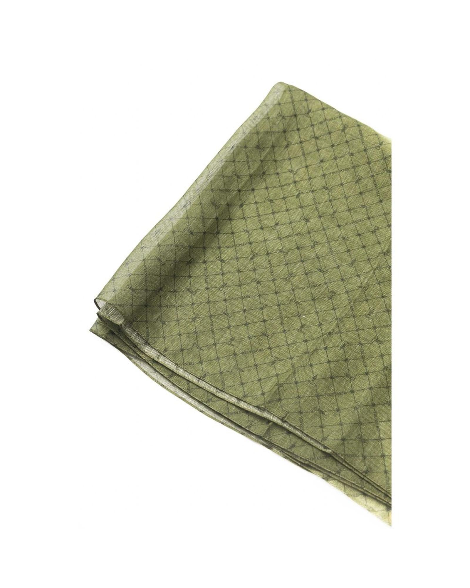 Trussardi Men's Green Modal Scarf - One Size 3