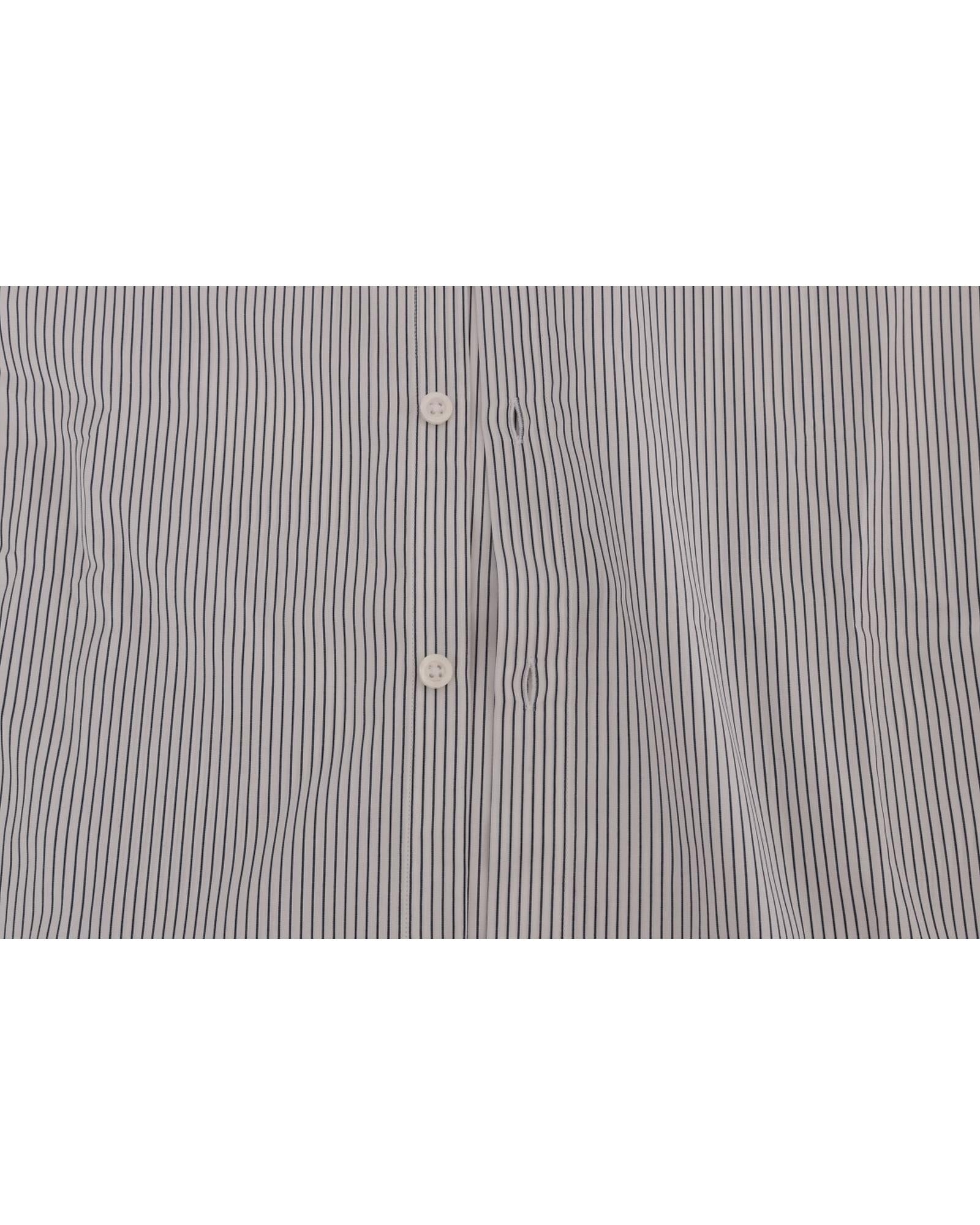 Frankie Morello Casual Shirt with Blue Stripes L Men 5
