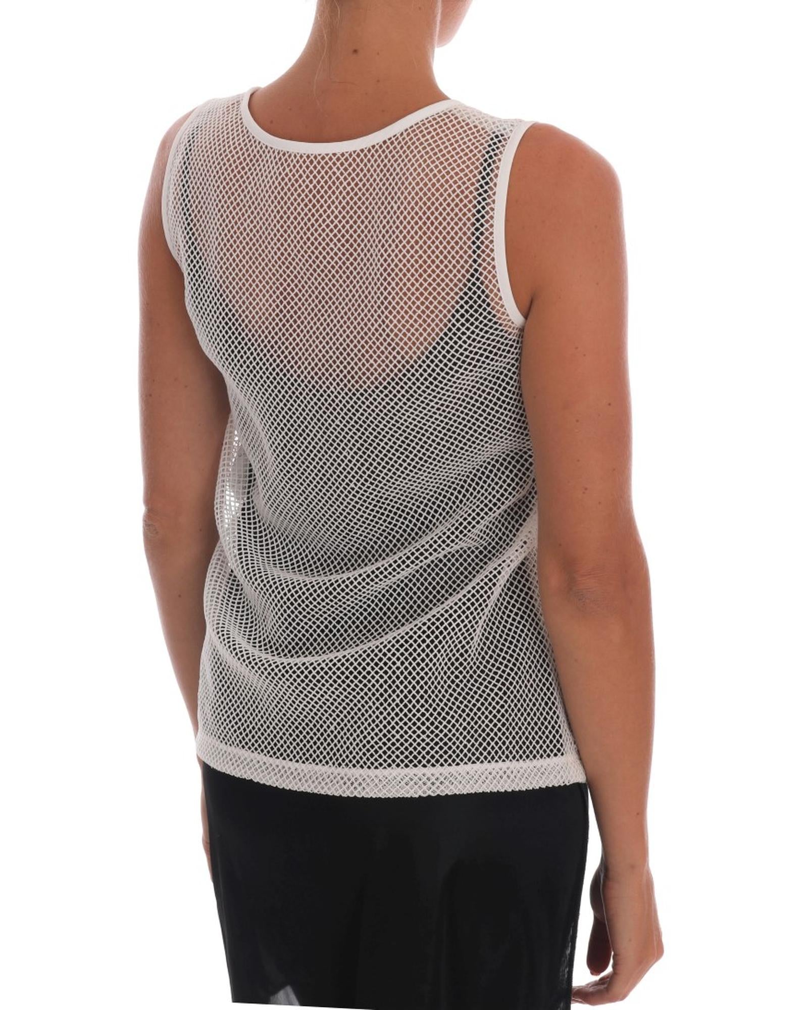 DOLCE & GABBANA Transparent Net Tank Top 38 IT Women 3