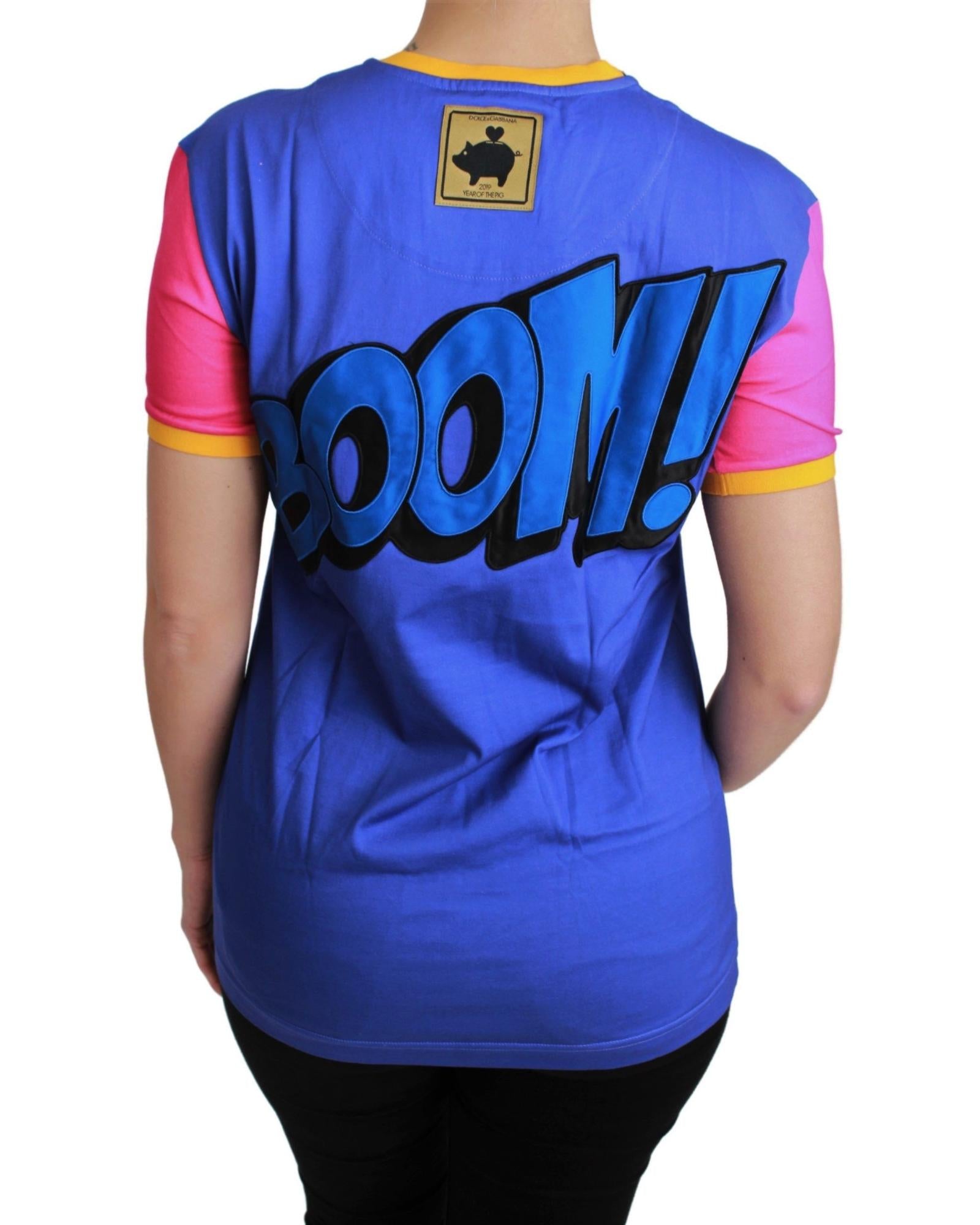 Dolce & Gabbana Year of the Pig 2019 Crewneck T-Shirt 38 IT Women 4