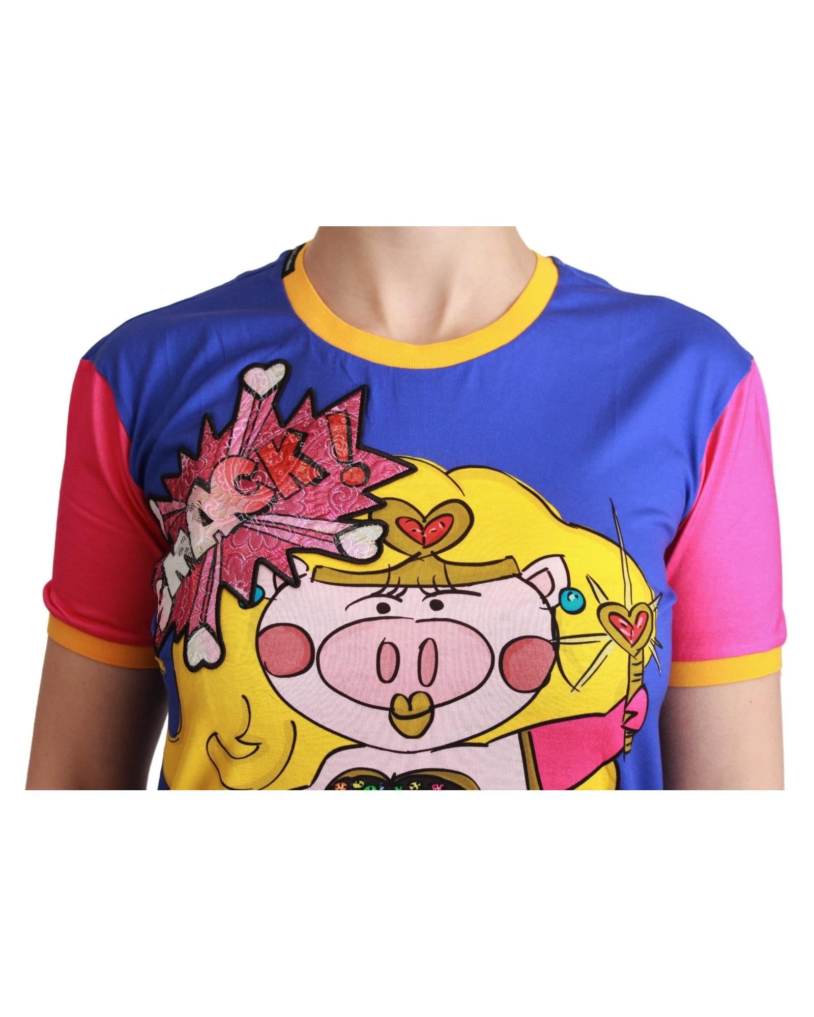 Dolce & Gabbana Year of the Pig 2019 Crewneck T-Shirt 40 IT Women 5