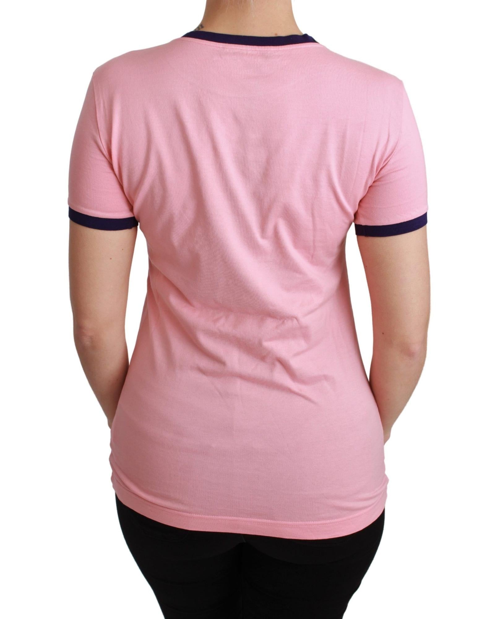 Year of the Pig 2019 Crewneck Short Sleeve T-shirt by Dolce & Gabbana 36 IT Women 4