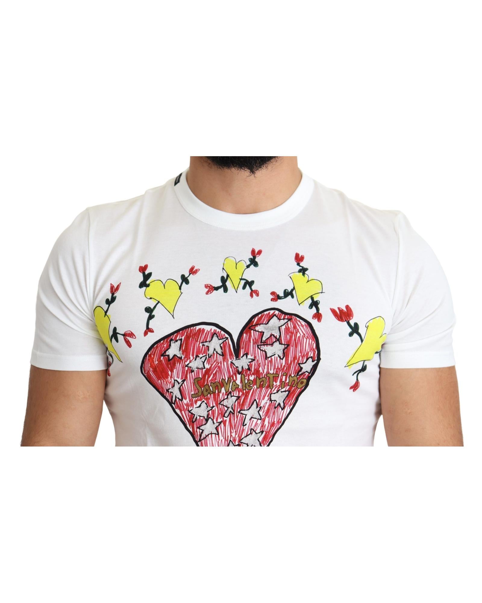Saint Valentine Print Crew Neck Short Sleeves T-shirt 46 IT Men 4