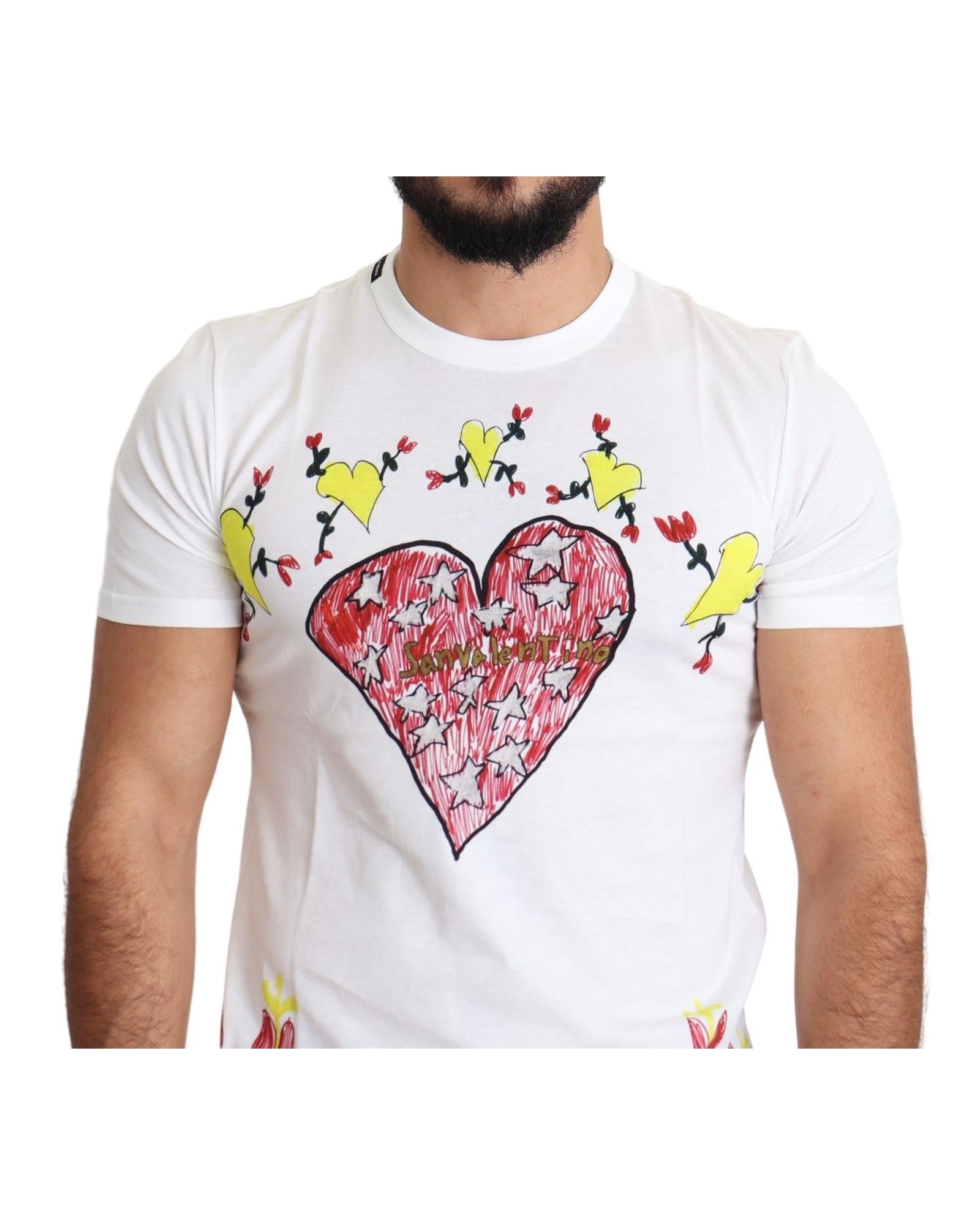 Saint Valentine Print Crew Neck Short Sleeves T-shirt 46 IT Men 5