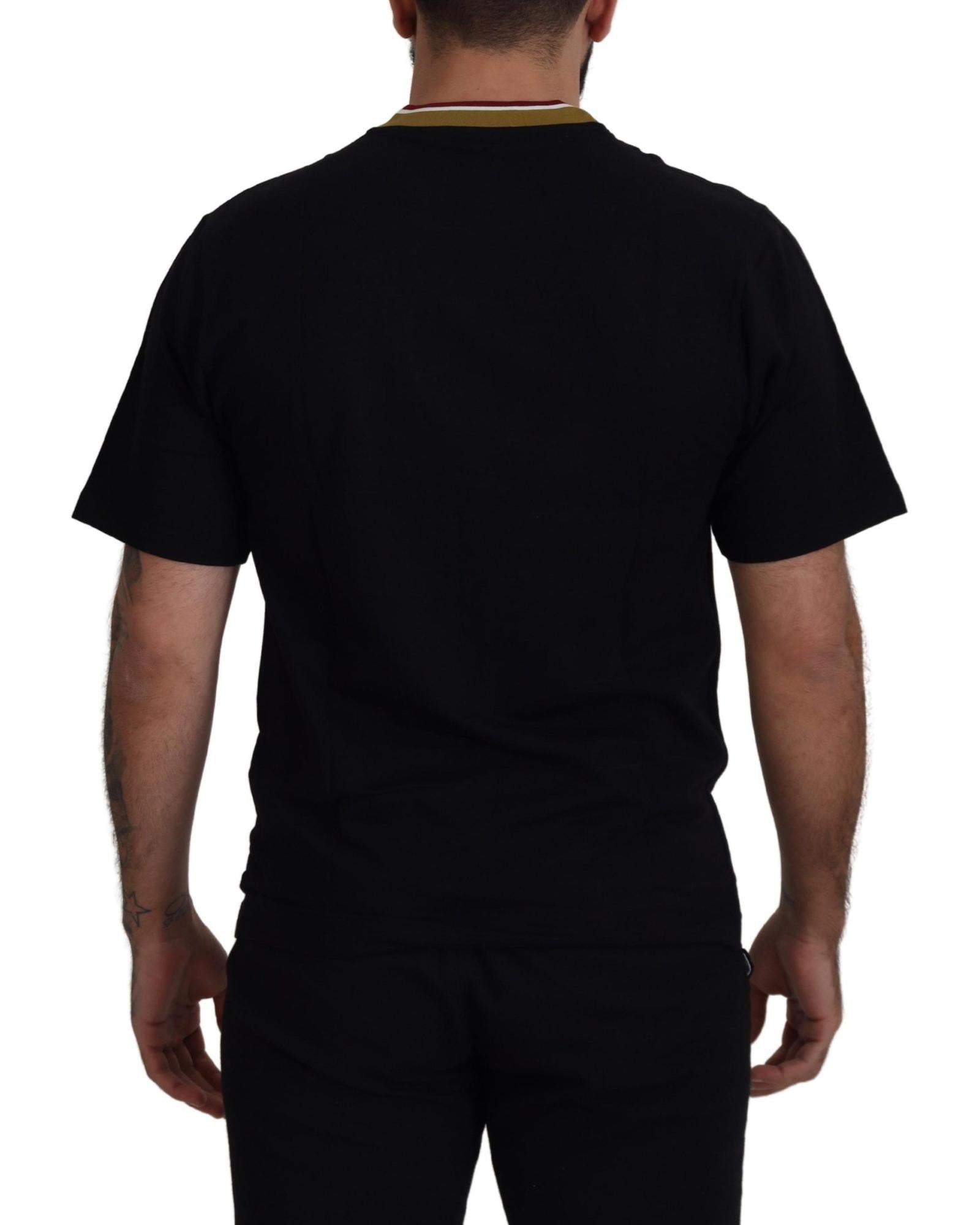 Authentic Dolce & Gabbana Logo Embroidered Short Sleeve T-Shirt 44 IT Men 3