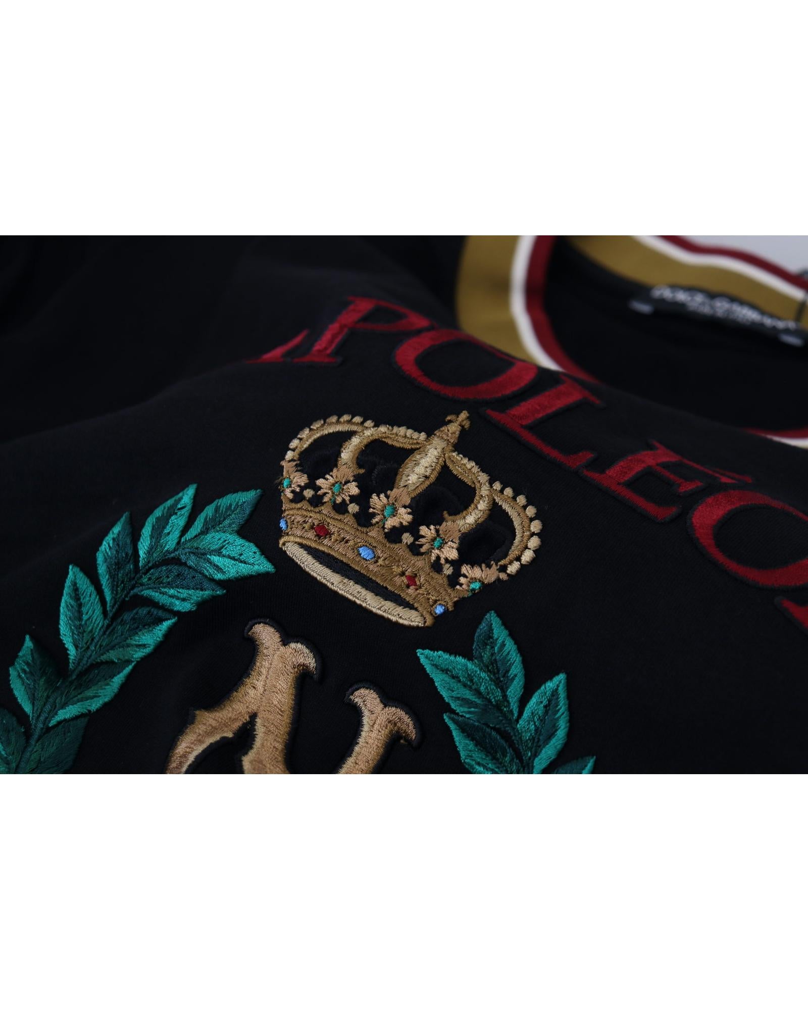 Authentic Dolce & Gabbana Logo Embroidered Short Sleeve T-Shirt 44 IT Men 6