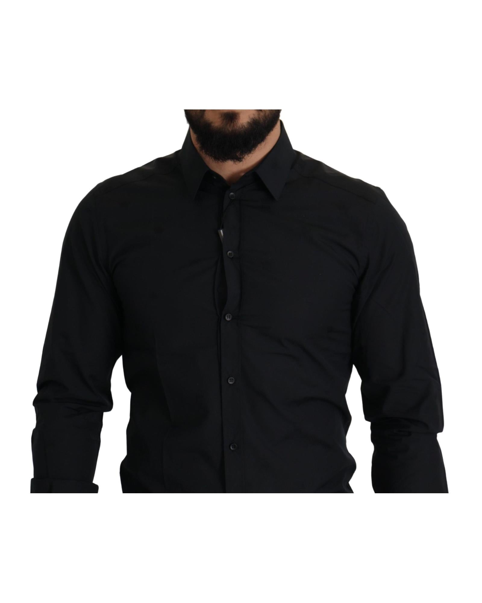 Stunning Dolce & Gabbana Gold Dress Shirt 37 IT Men 4