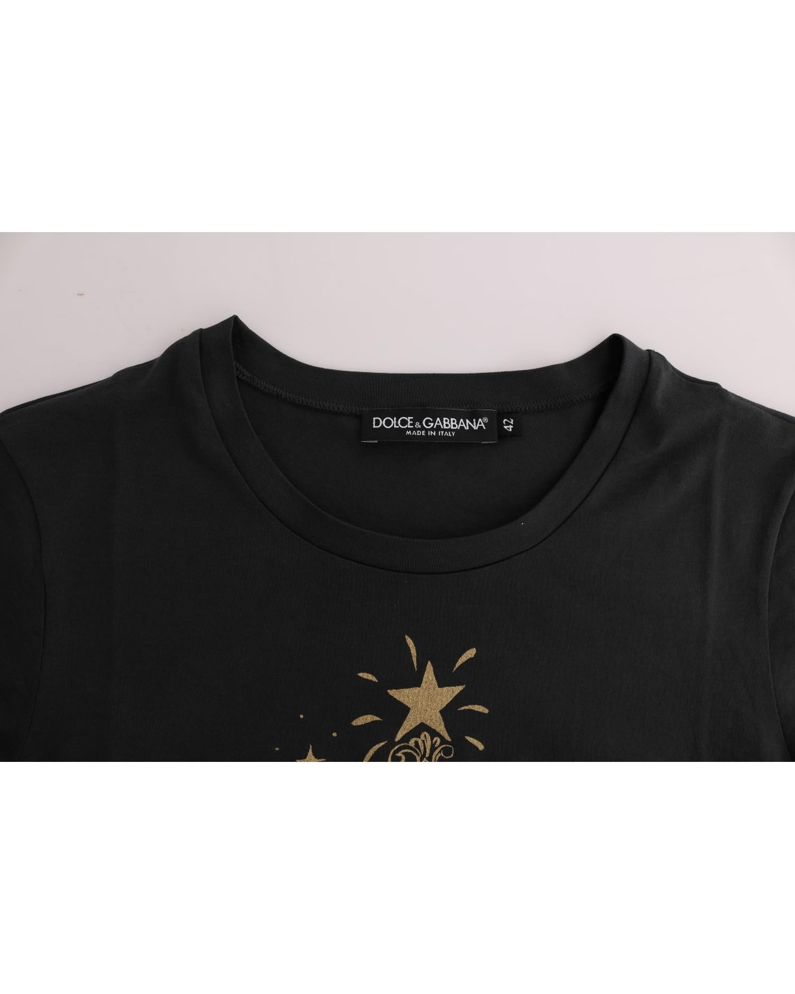 2021 Dolce & Gabbana Short Sleeve T-Shirt with 2017 Print Design 42 IT Women 5