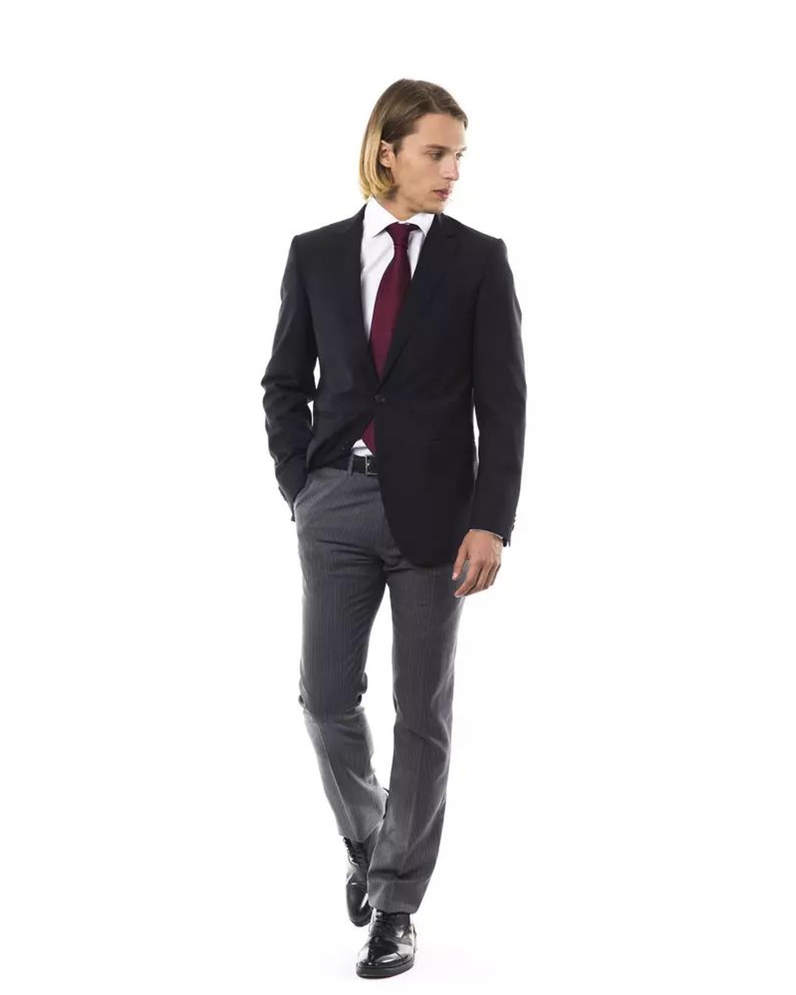 Classic Lapel Jacket with 2 Buttons and Front Flap Pockets 50 IT Men 4