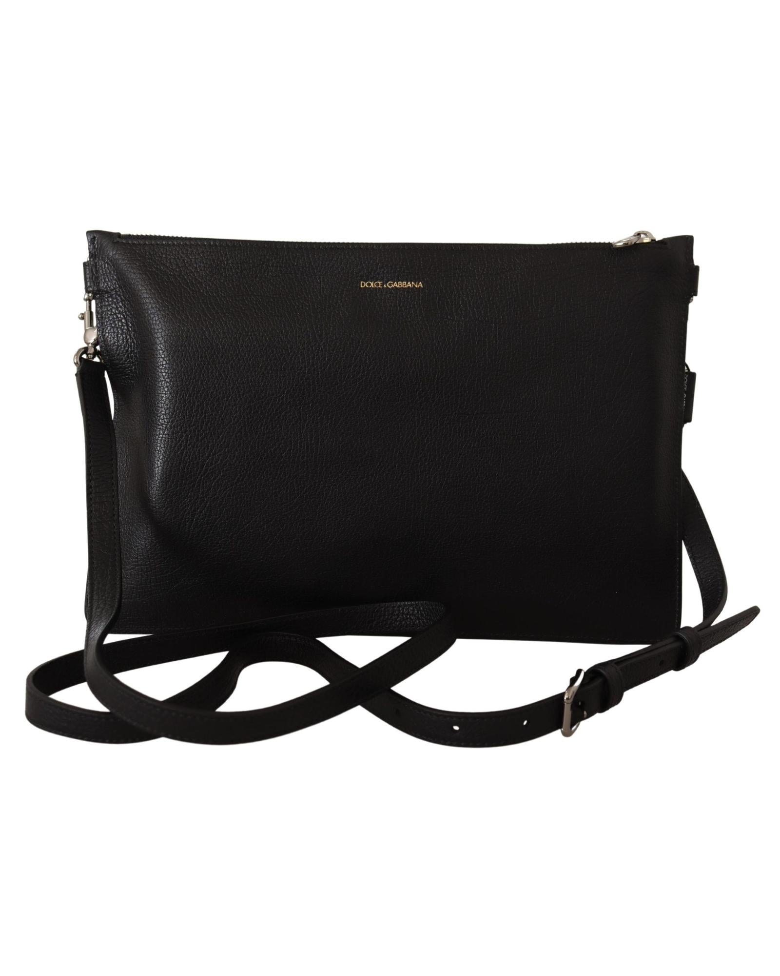 Alta Sartoria Leather Shoulder Sling Bag One Size Men 3