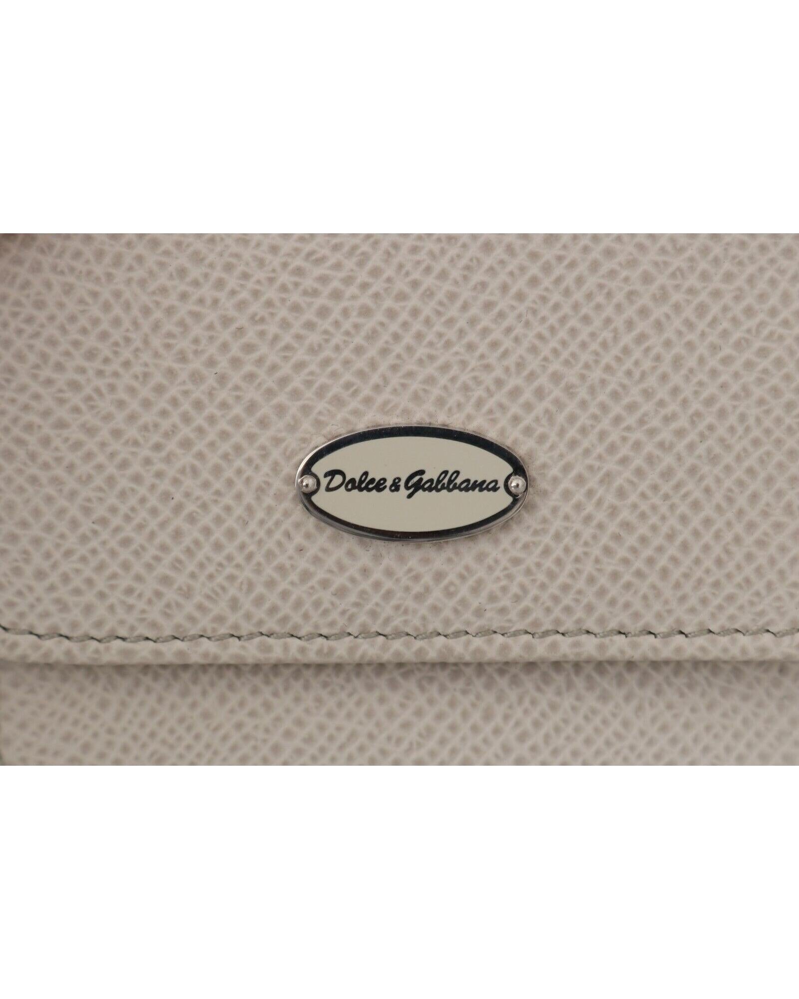 Gorgeous Dolce & Gabbana Condom Case Wallet with Snap Button Closure One Size Men 5