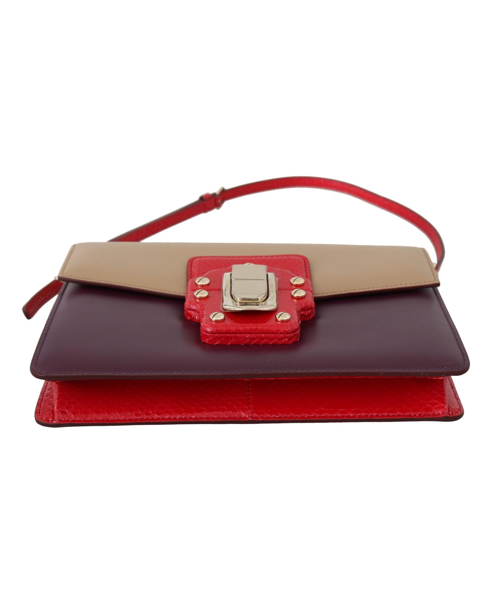 Dolce & Gabbana Lucia Shoulder Messenger Bag with Detachable Strap One Size Women 3