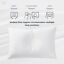Puredown Goose Down and Feather Pillow Inserts for Sleeping, 100% Cotton Fabric Cover Bed Pillows, Set of 2, White, King Size 4