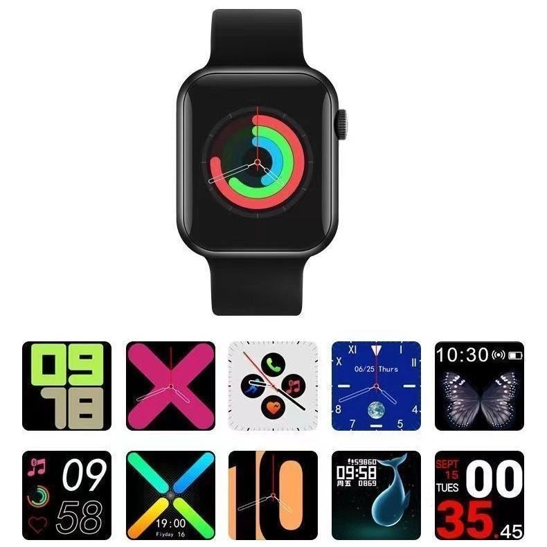 Smart Watch 44mm Bluetooth call Screen True Multidial Blood Oxygen Game Sports Mode Pro FOR IOS and Android White with 2 straps 4